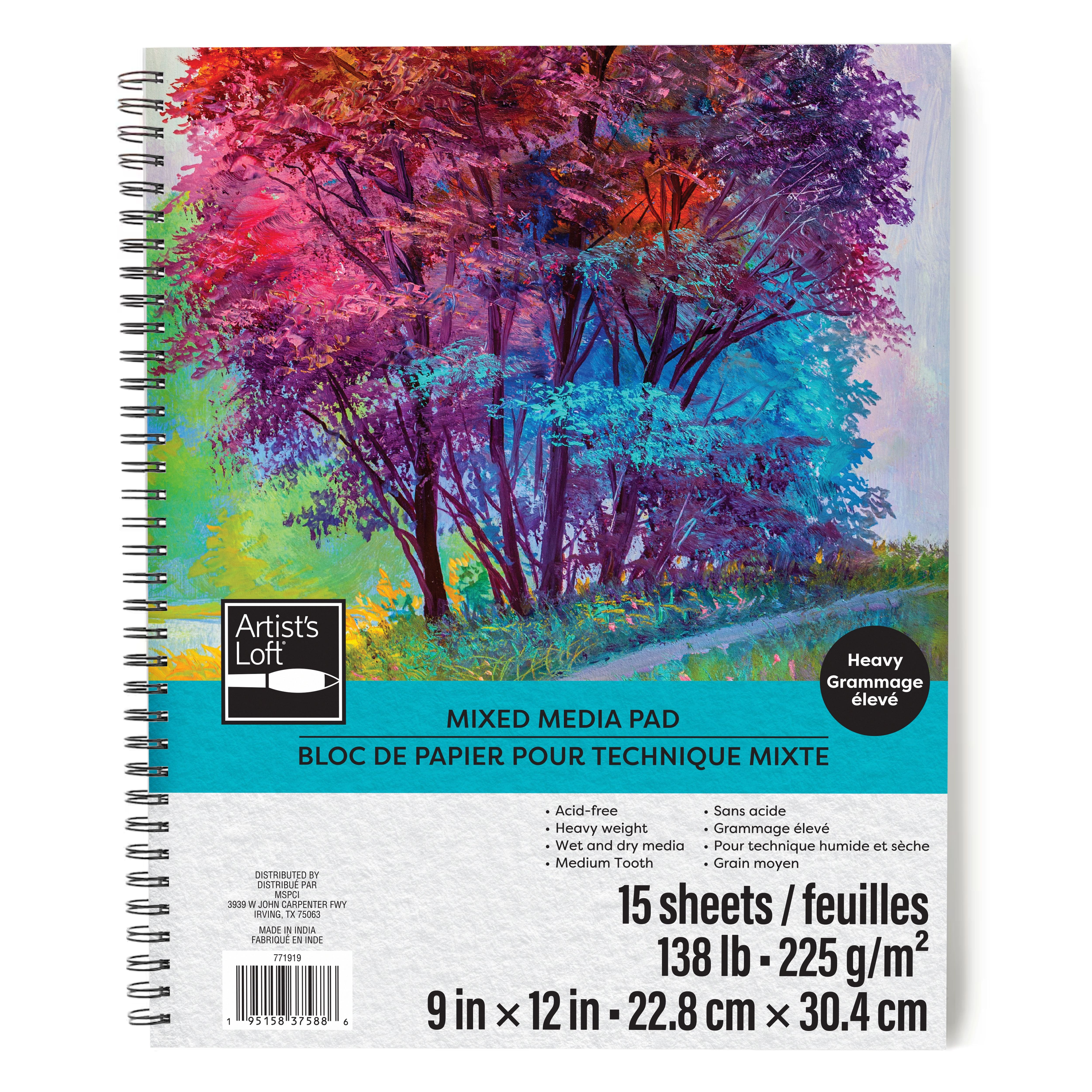 6 Pack: Heavy Weight Mixed Media Pad by Artist's Loft