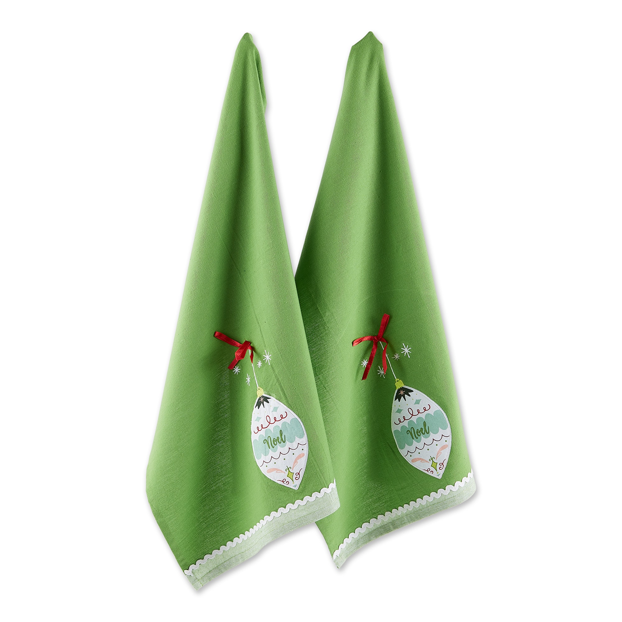 DII® Noel Embellished Dishtowel Set