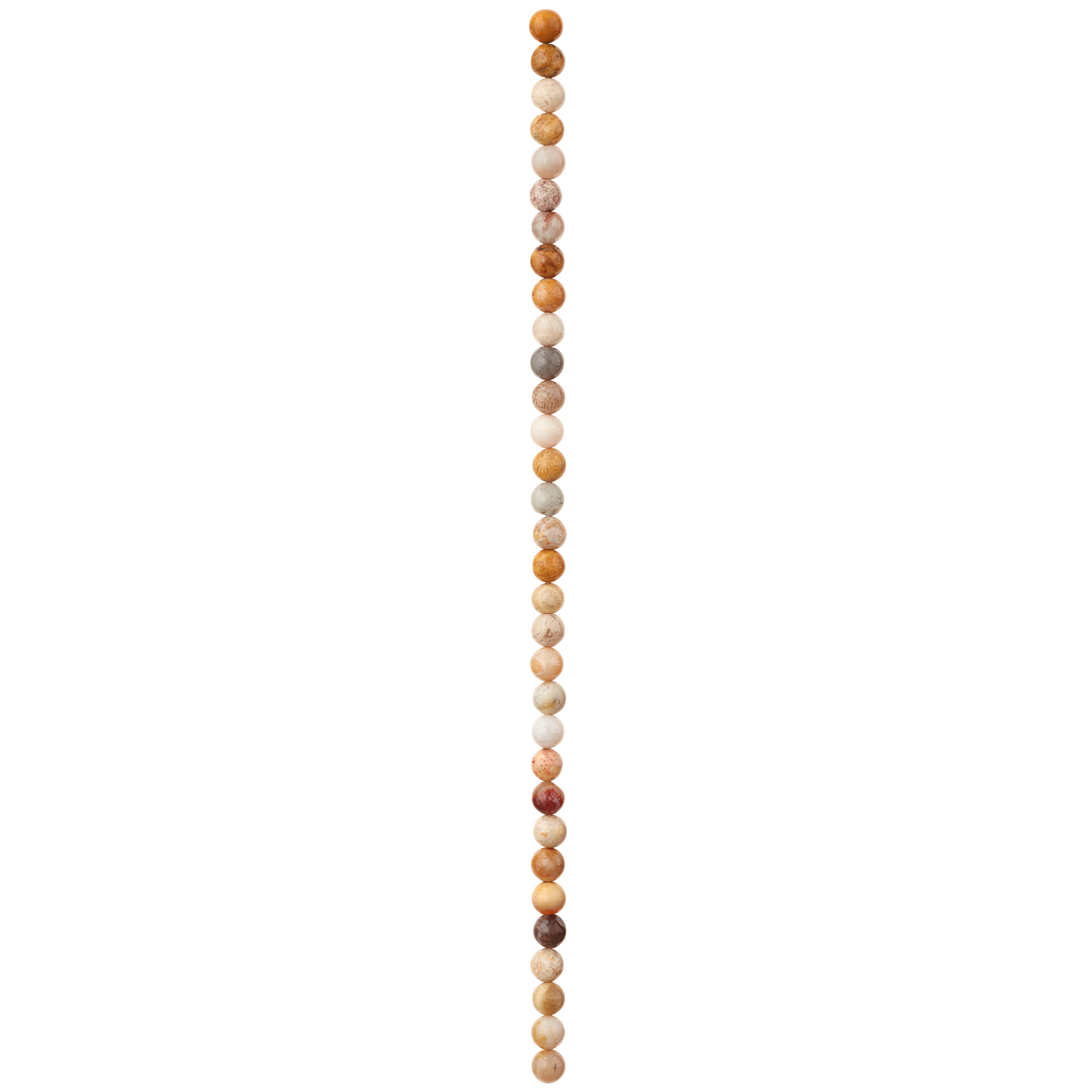 Bamboo Coral Round Beads, 6mm by Bead Landing™