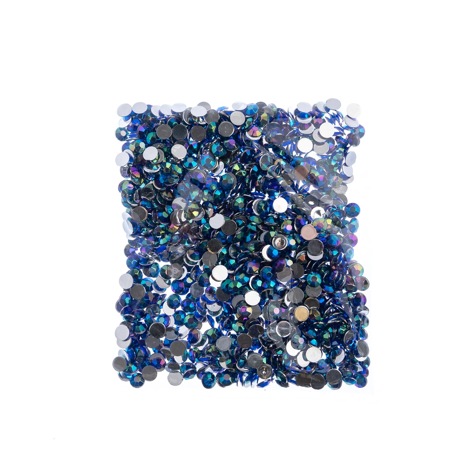 John Bead 6mm Acrylic Round Flat Back Rhinestones, 1,000ct.