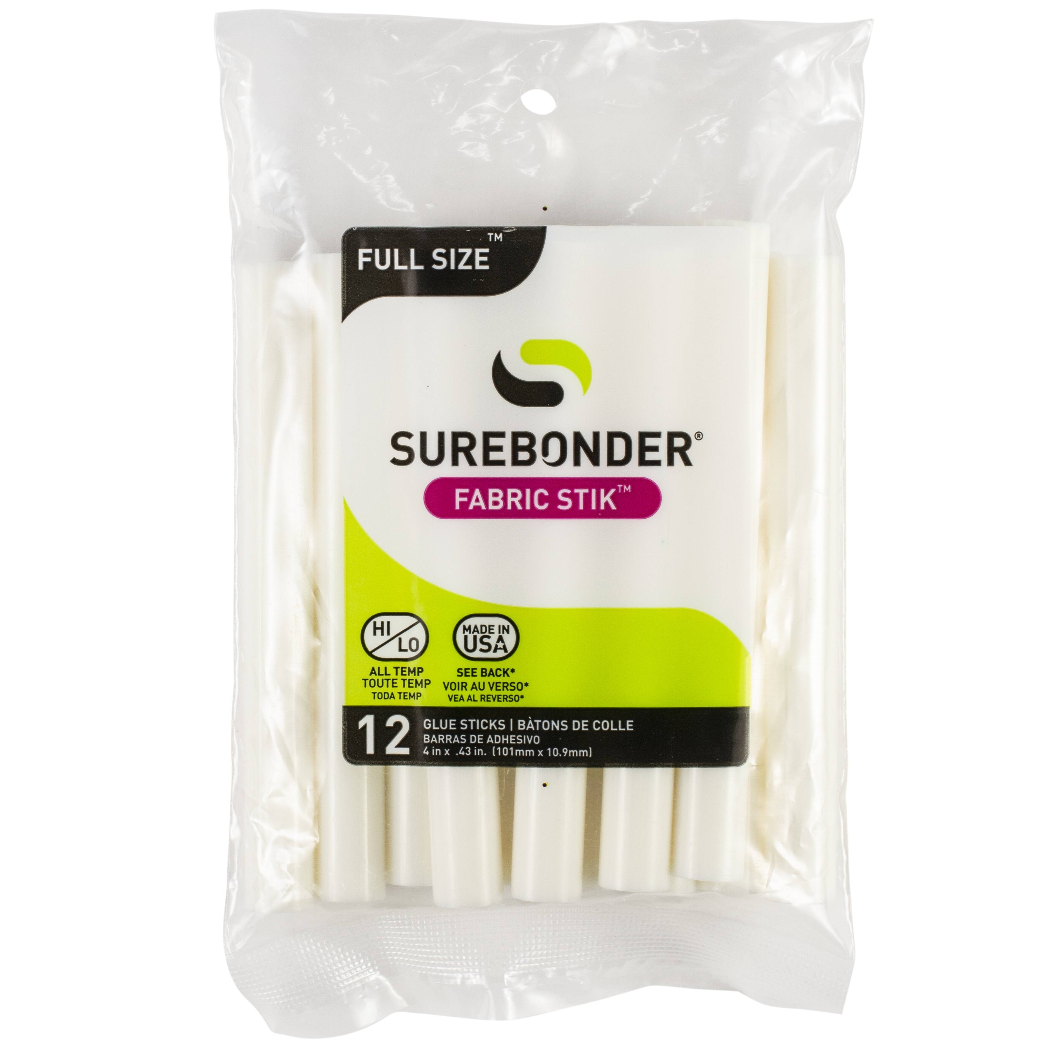 Surebonder® Fabric Stik™ 4" All Temp Glue Sticks, 12ct.