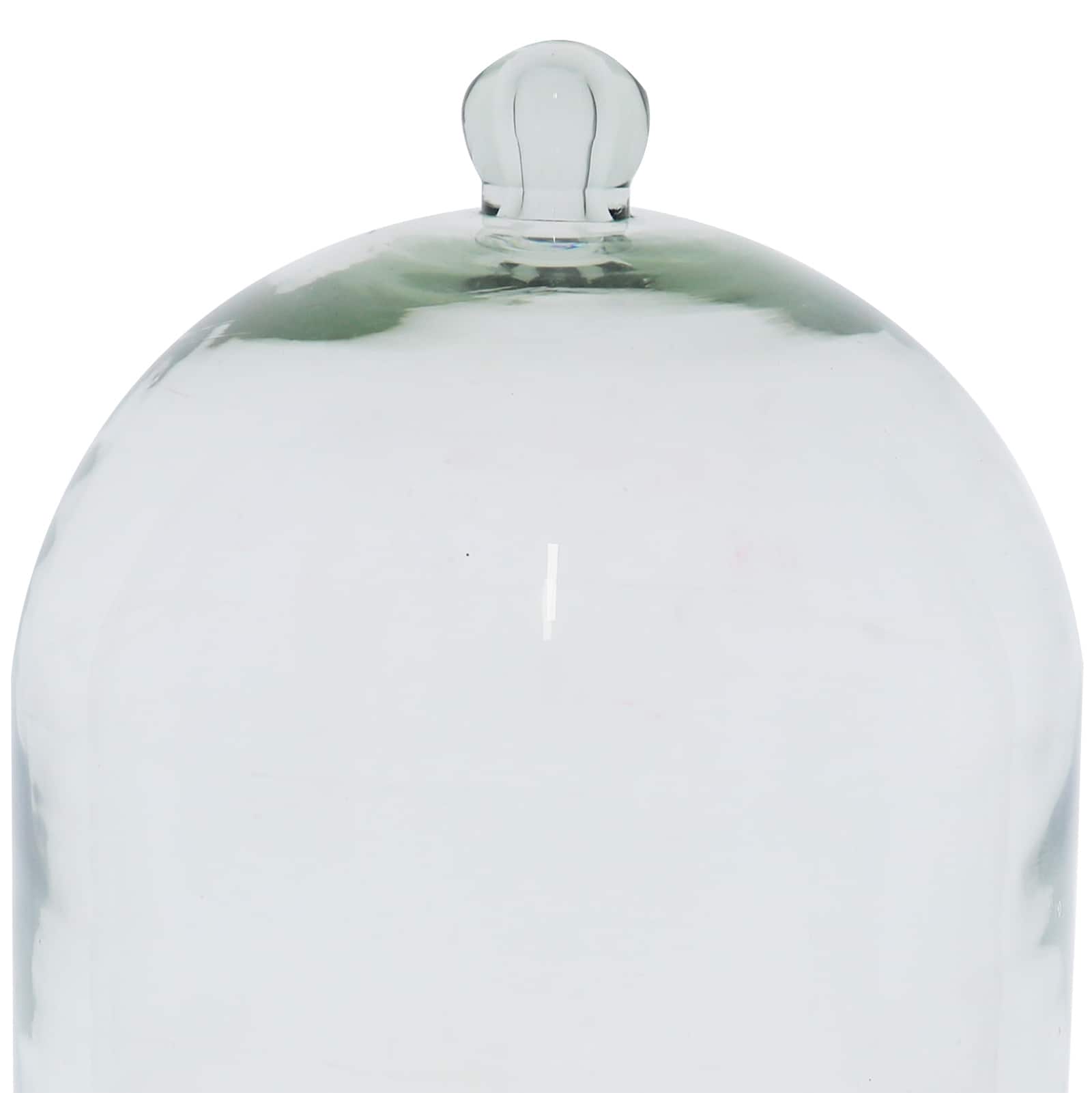Glass Cloche & Round Wood Tray by Ashland®
