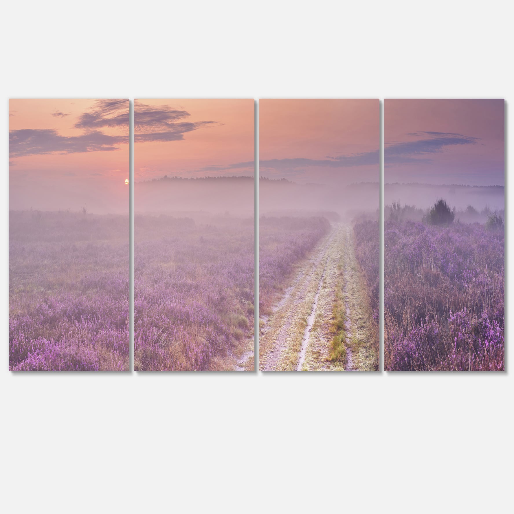 Designart - Path through Blooming Heather