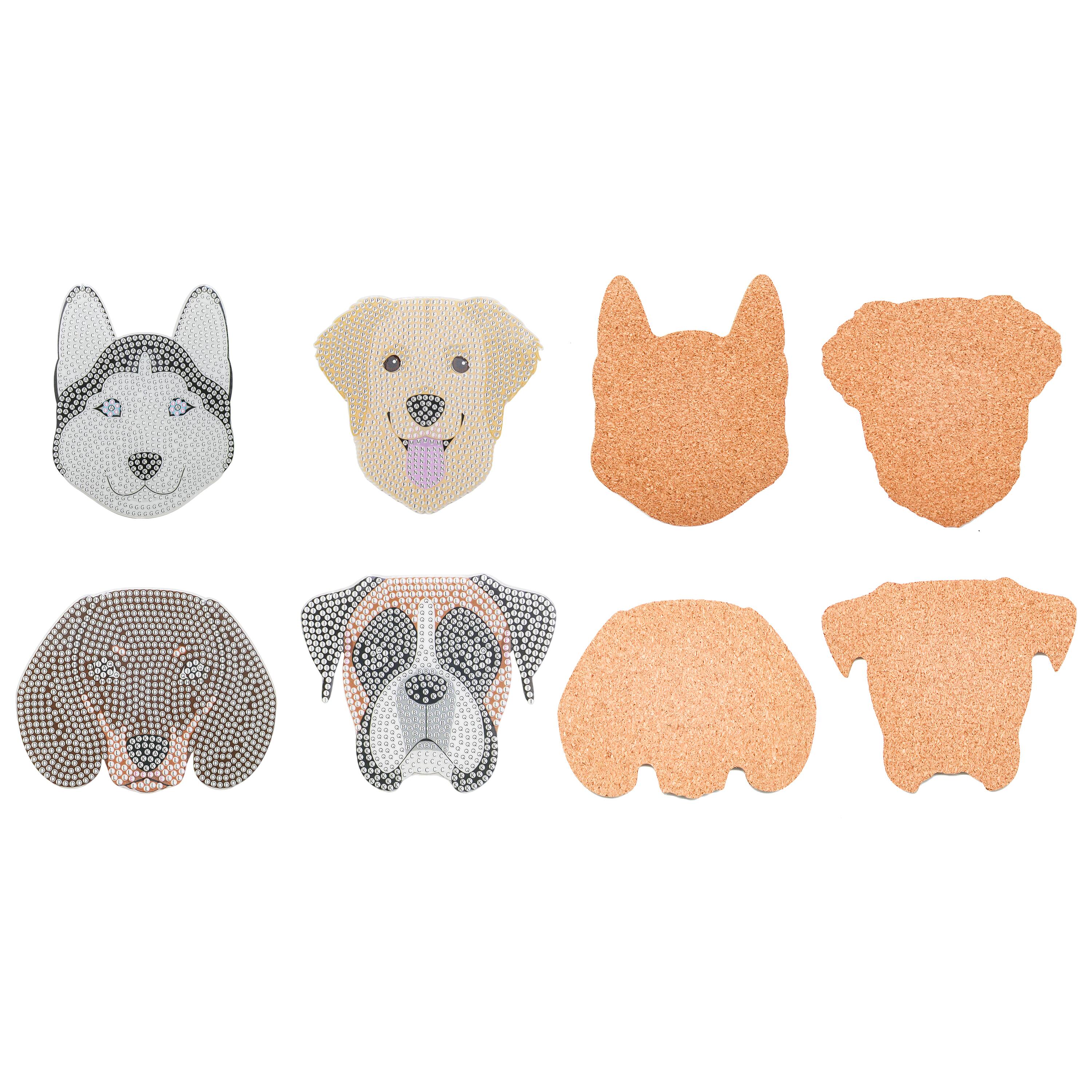 Dogs Diamond Art Coaster Kit by Make Market®