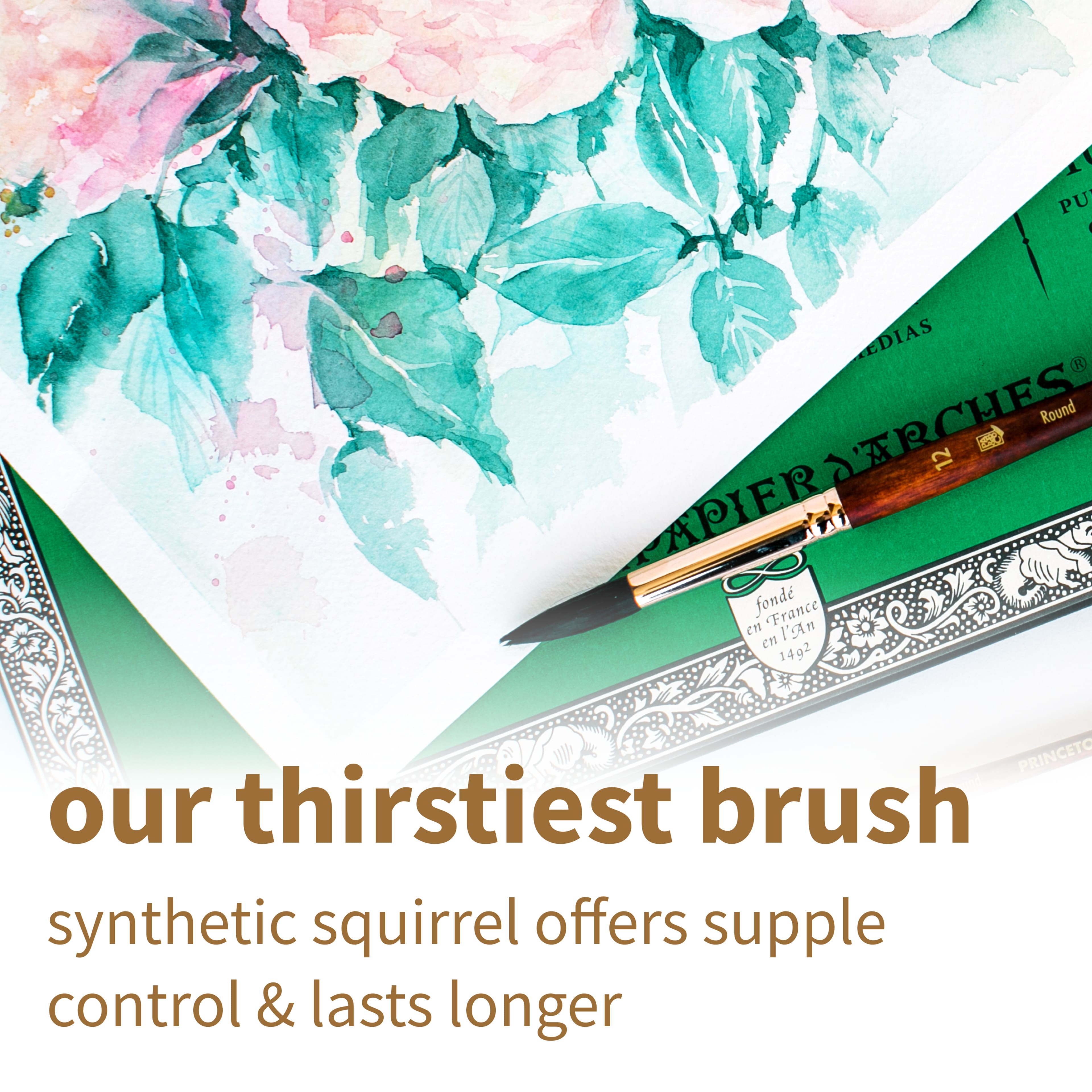 Princeton™ Neptune™ 4 Piece Round & Dagger Brush Set
