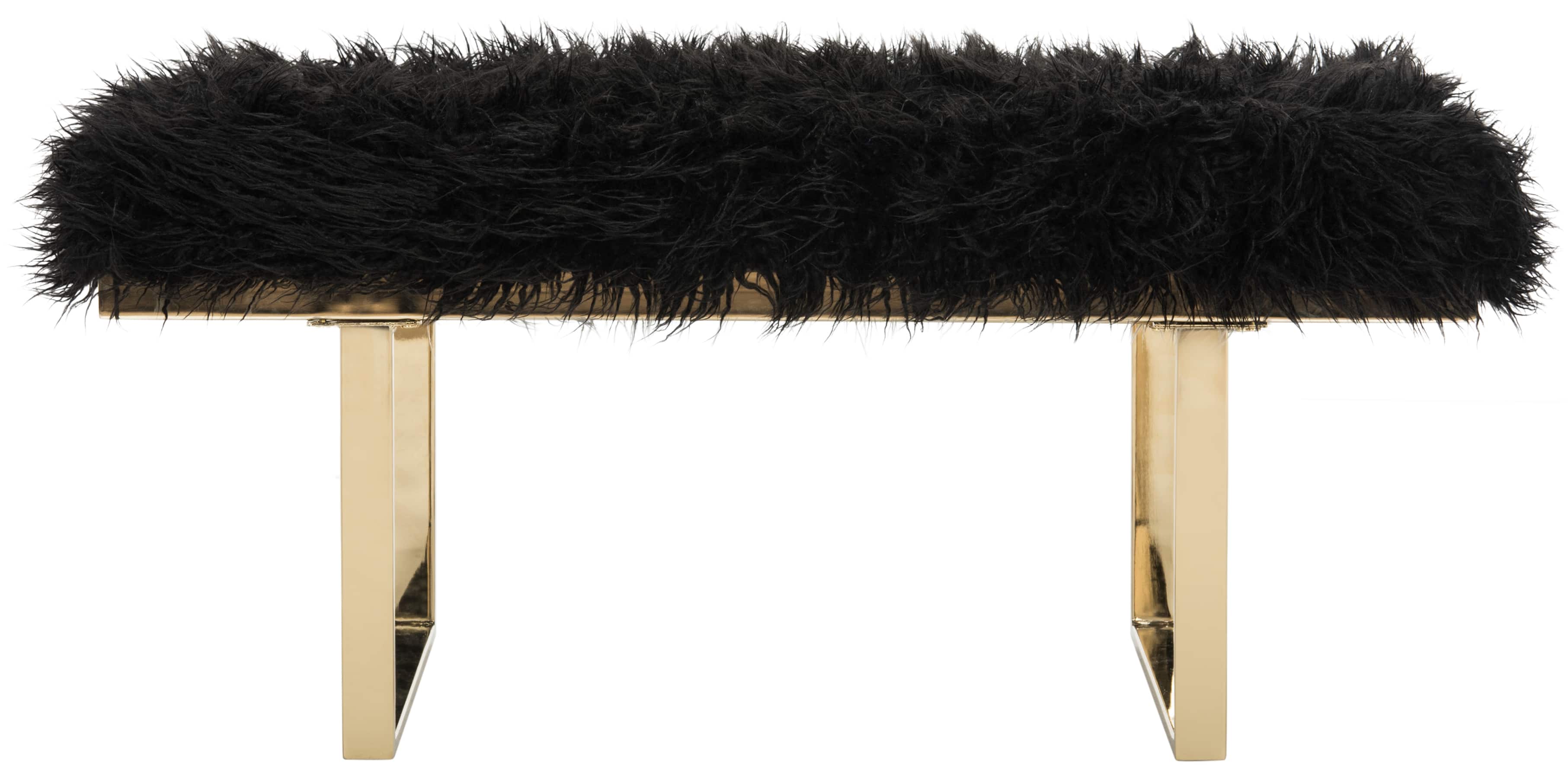Maia Faux Lamb Bench