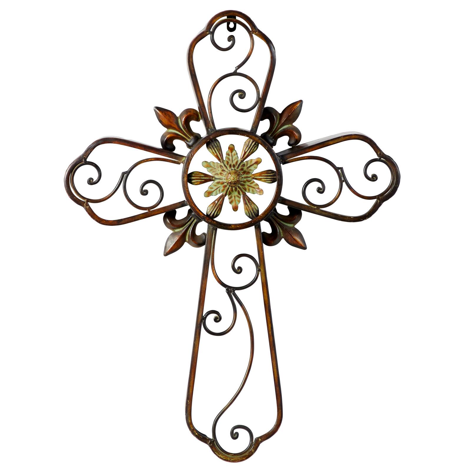 Brown Metal Traditional Wall Decor, 31" x 23"