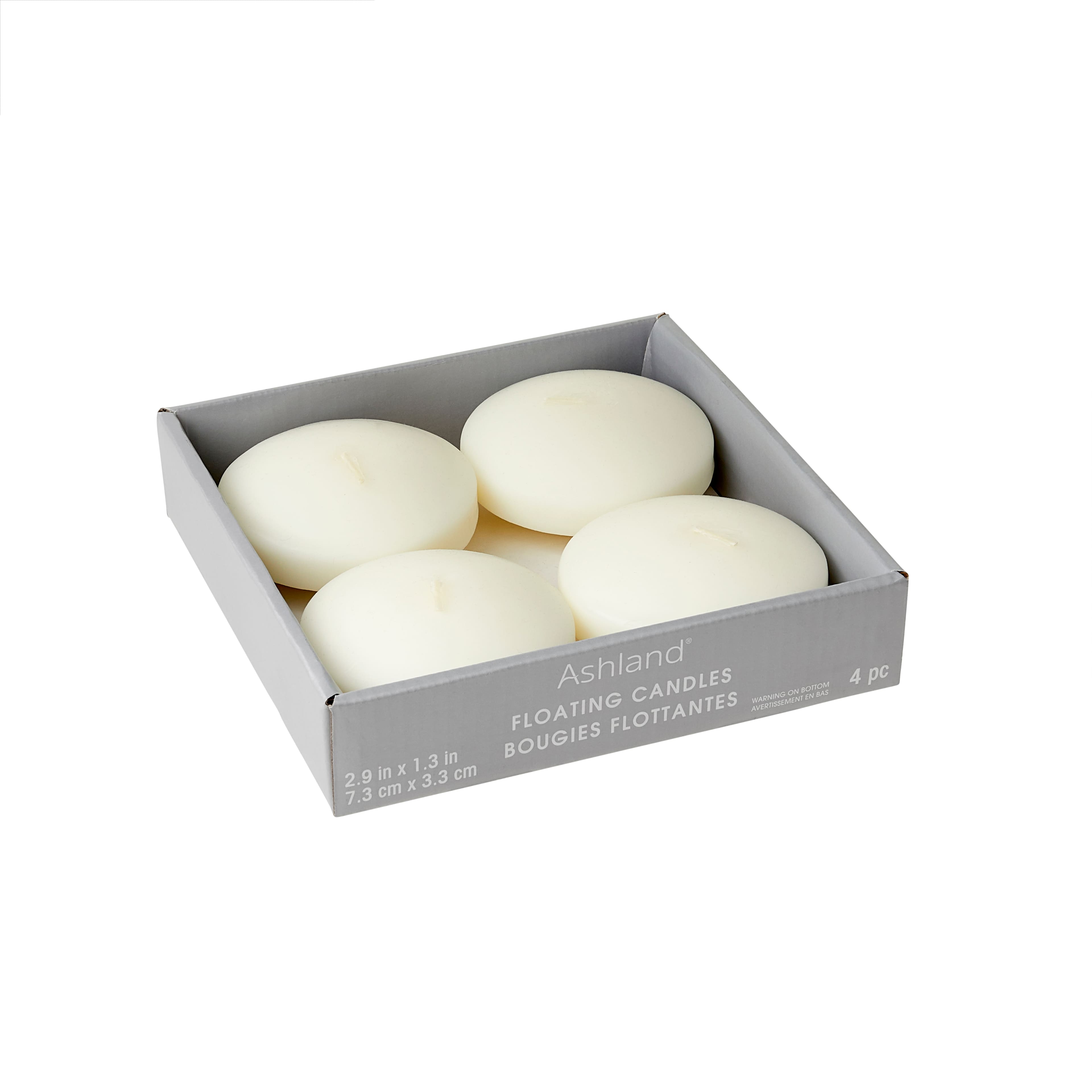 Basic Elements™ Ivory Floating Candles, 4ct. by Ashland®