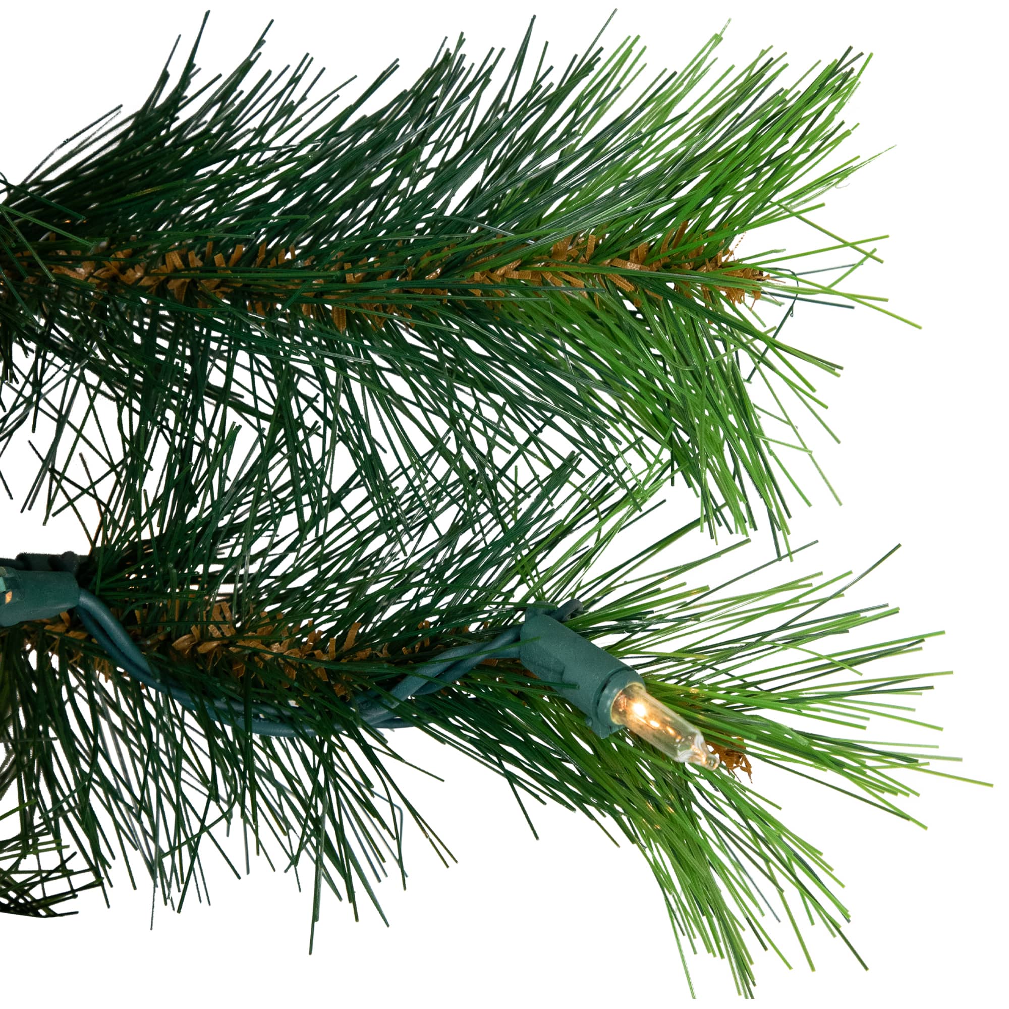 36" Pre-Lit Artificial Christmas Royal Oregon Pine Wreath