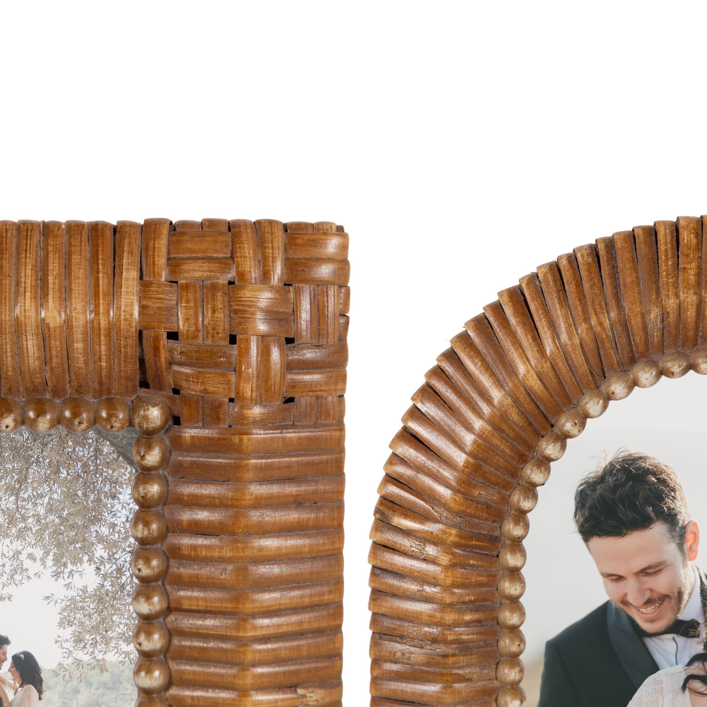 Kate and Laurel Rahfy Natural Tabletop Picture Frames Set