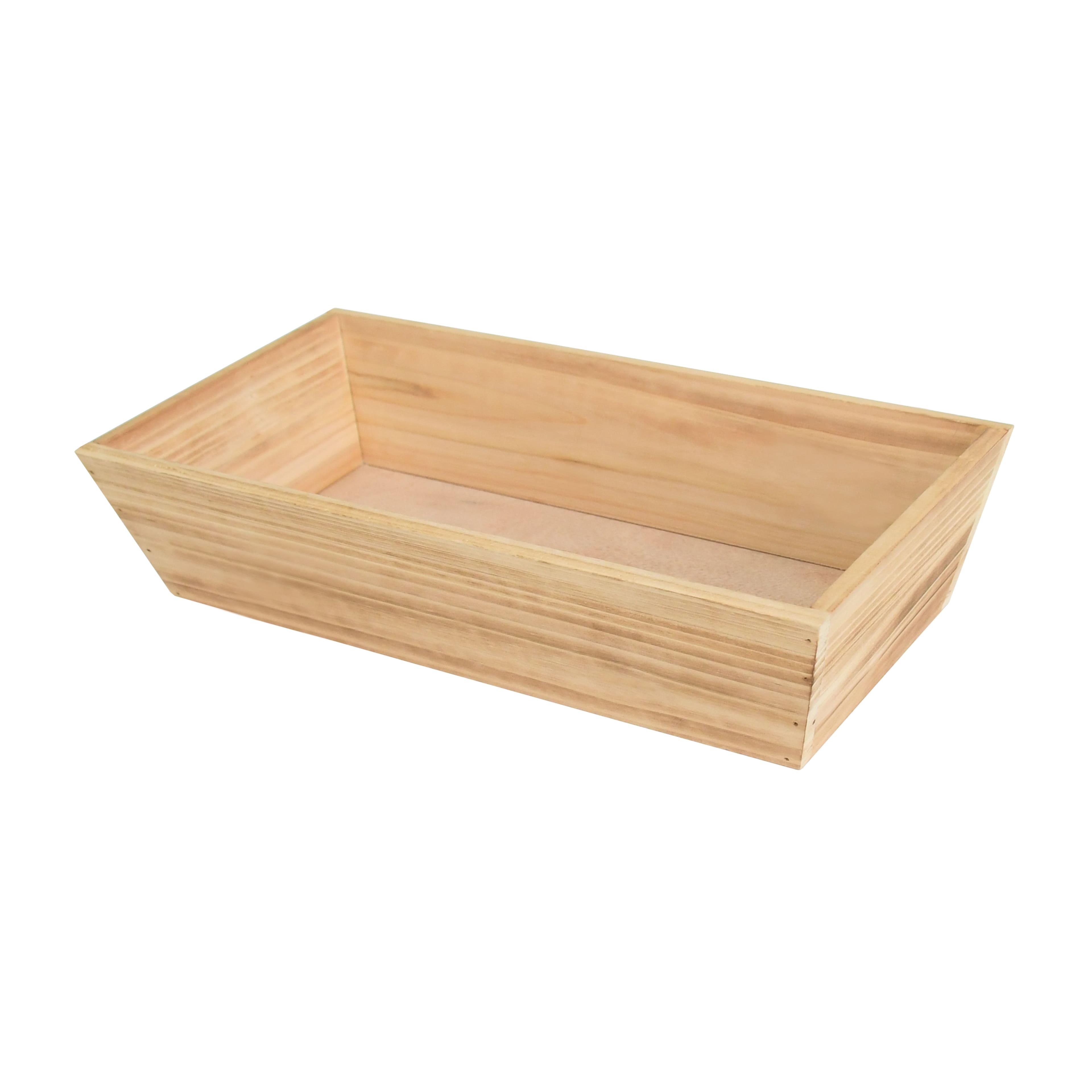 15.75" Wood Rectangular Tray by Ashland®