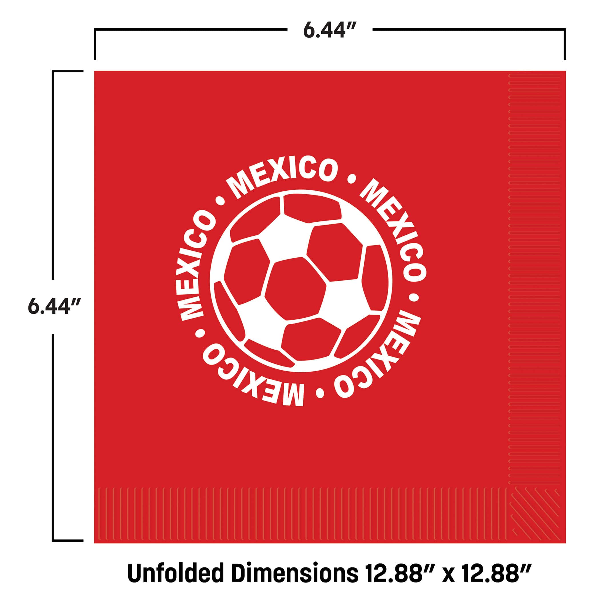 Mexico Soccer Luncheon Napkins, 32ct.
