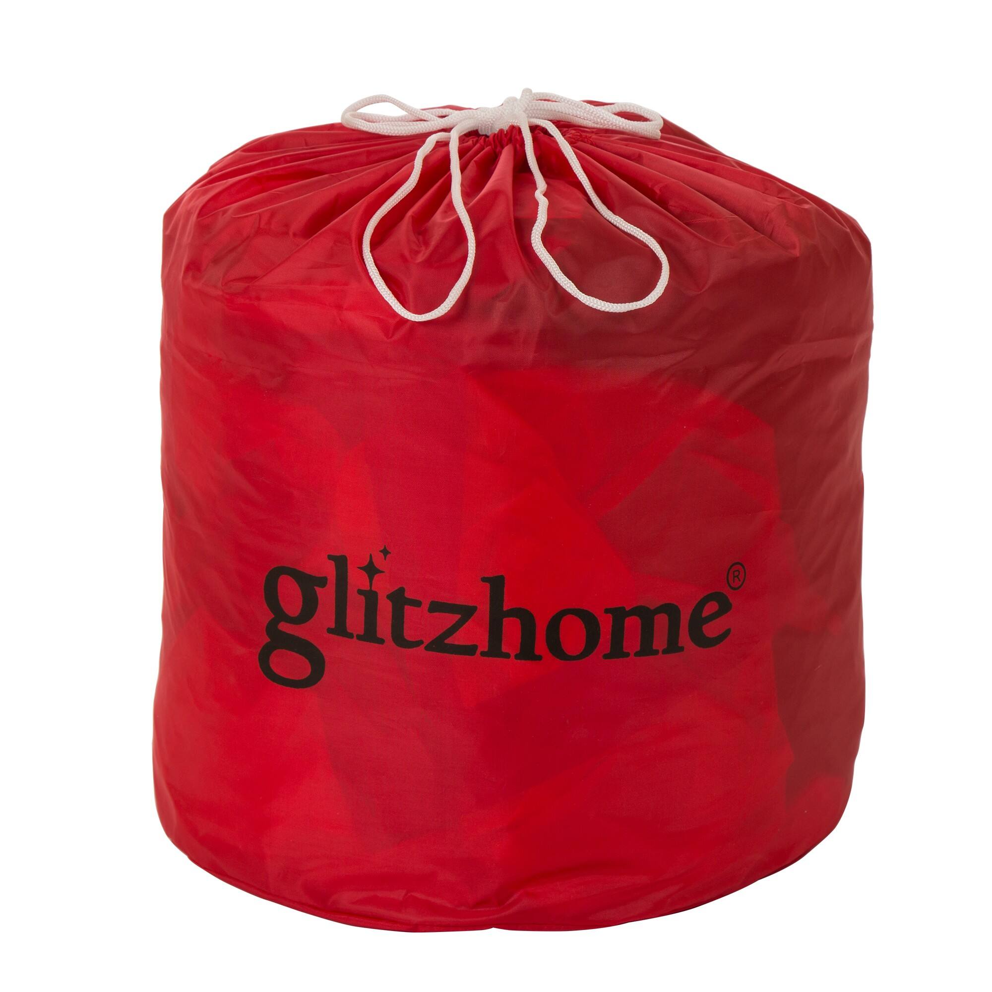 Glitzhome® 7ft. LED Inflatable Santa Sleigh
