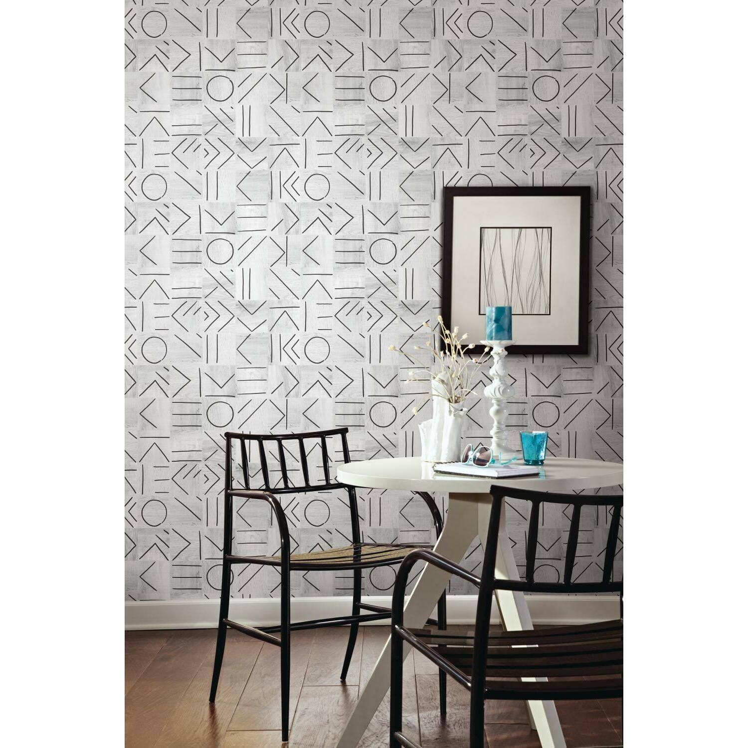 RoomMates Down The Line Peel & Stick Wallpaper