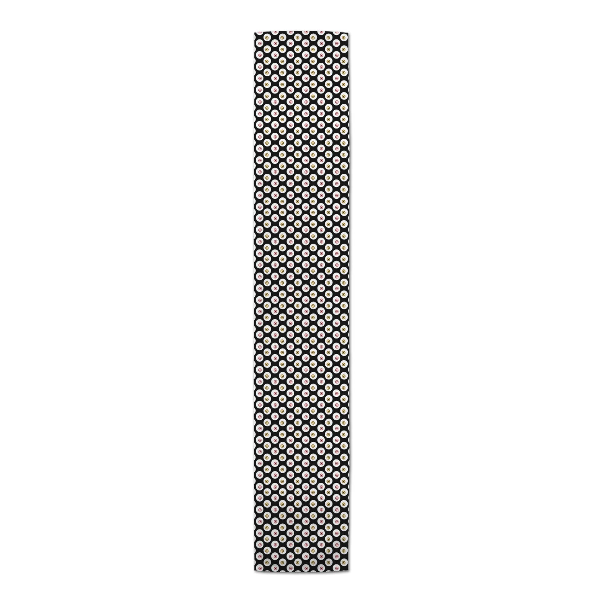 72" Glam Eyeballs Poly Twill Table Runner