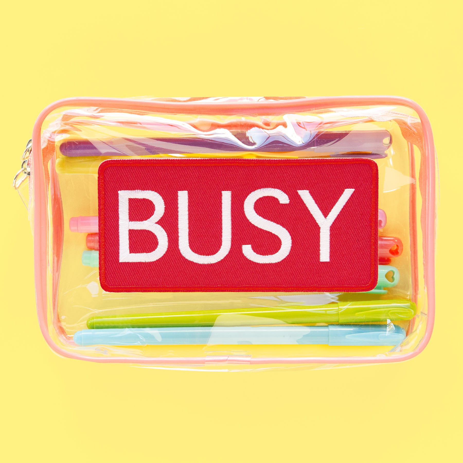 Summer Busy Iron-On & Adhesive Embroidered Patch by Make Market®