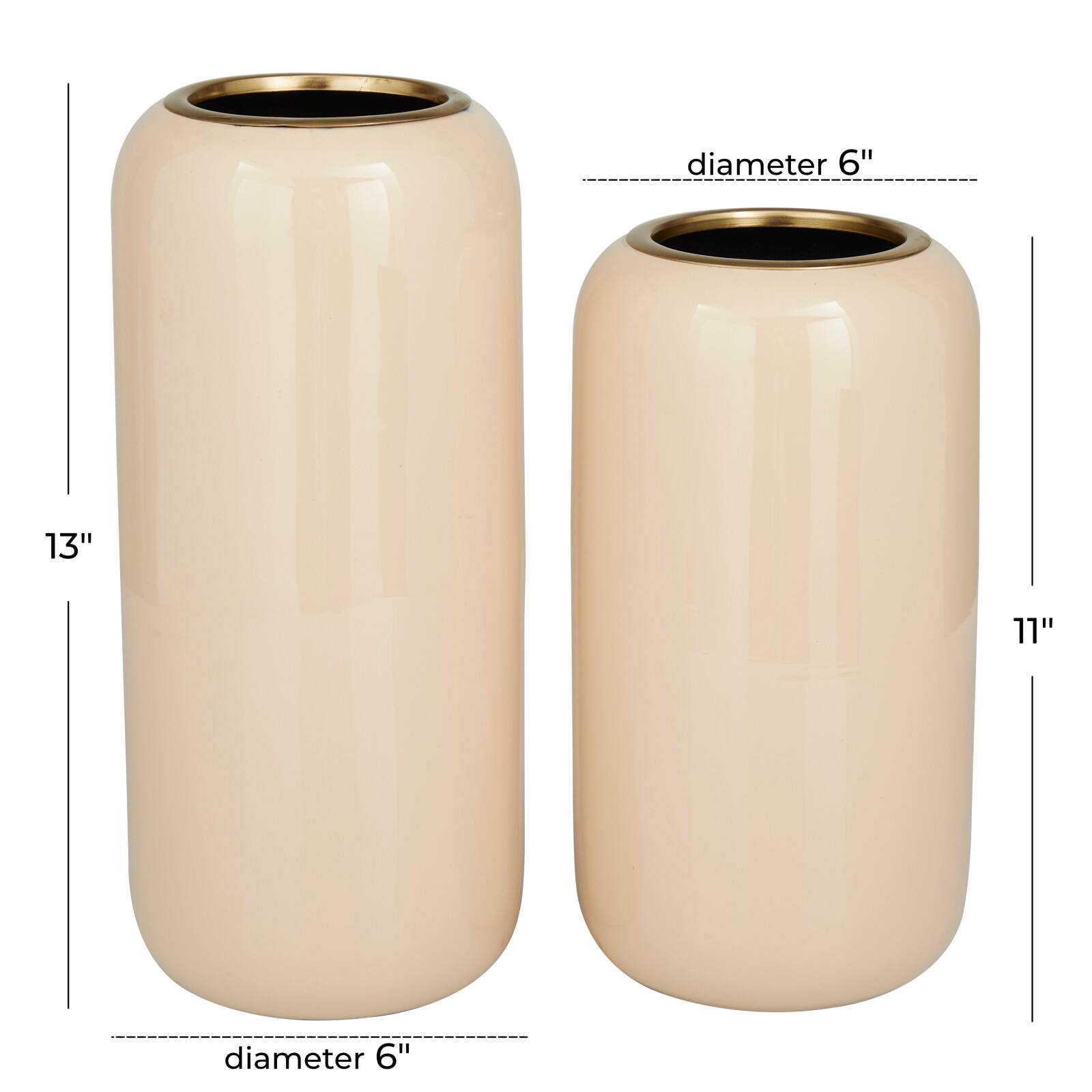 Metal Vase Set