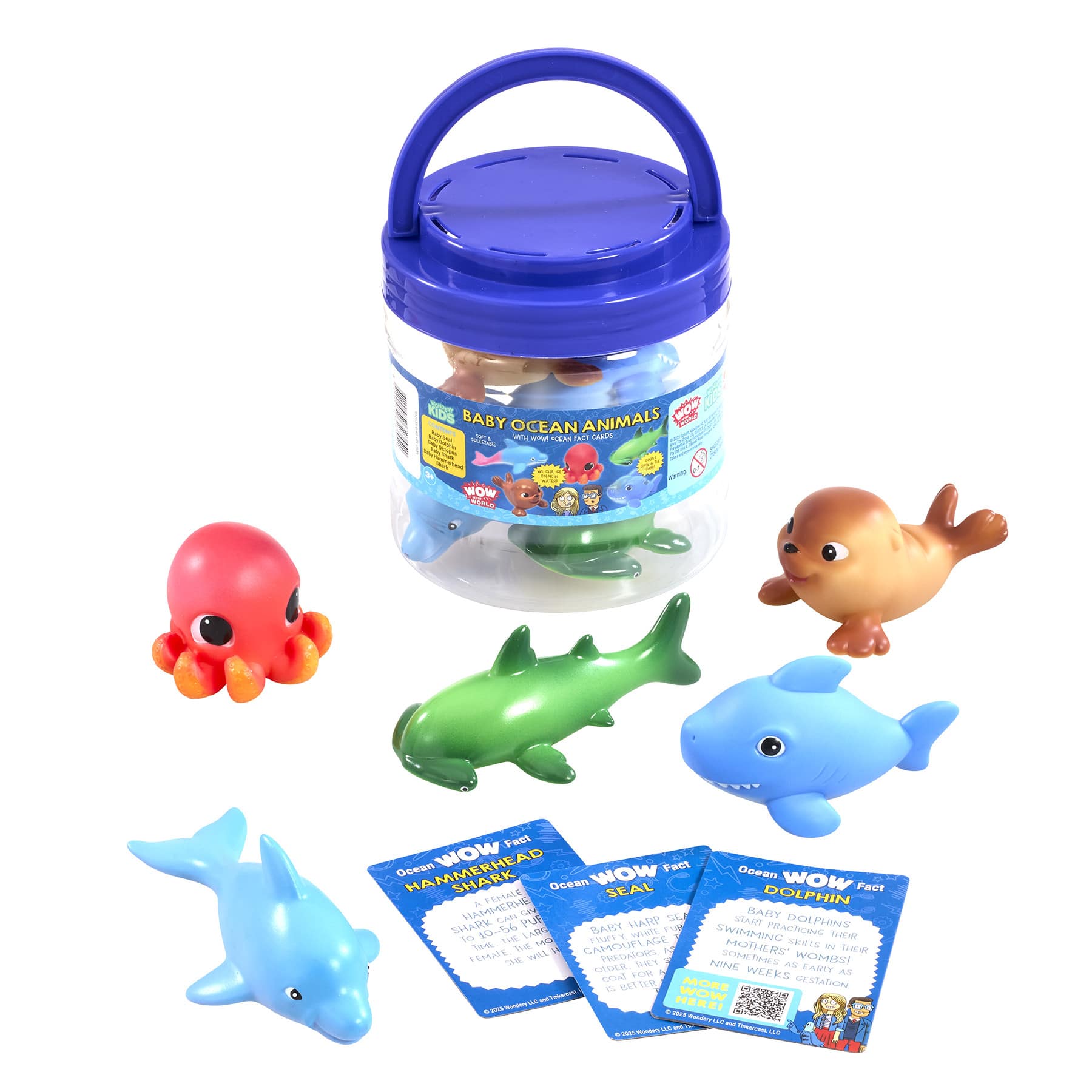 Goliath® WOW in the World Soft Baby Ocean Animals Bucket Set