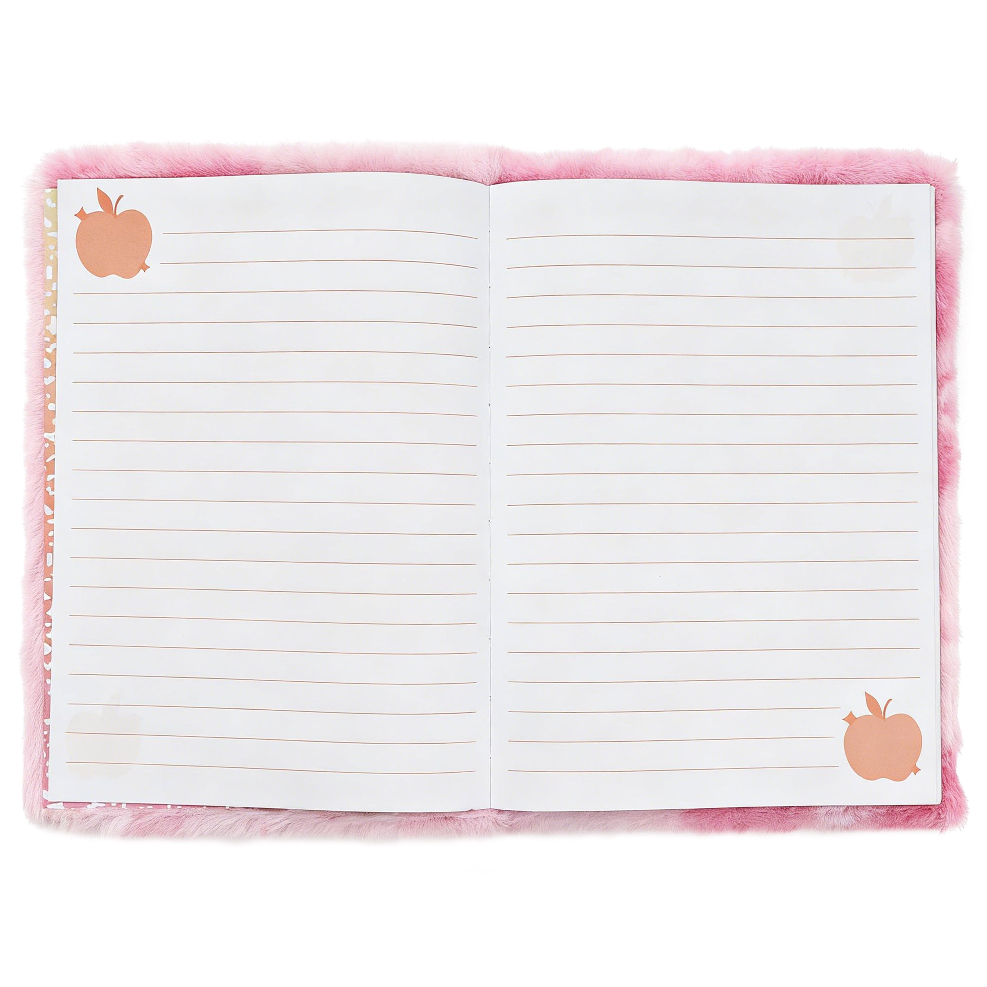 6" x 8" Pink Fur Apple Journal by Creatology™