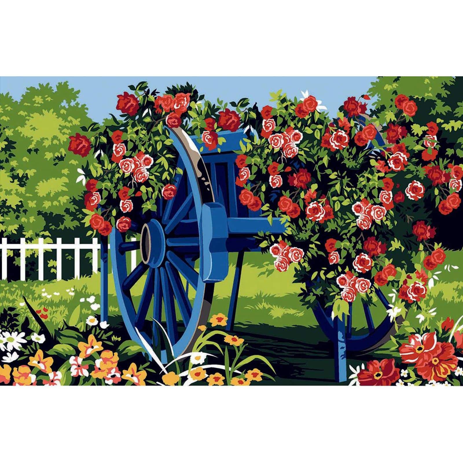Gobelin Unit The Blue Plough Printed Tapestry Canvas