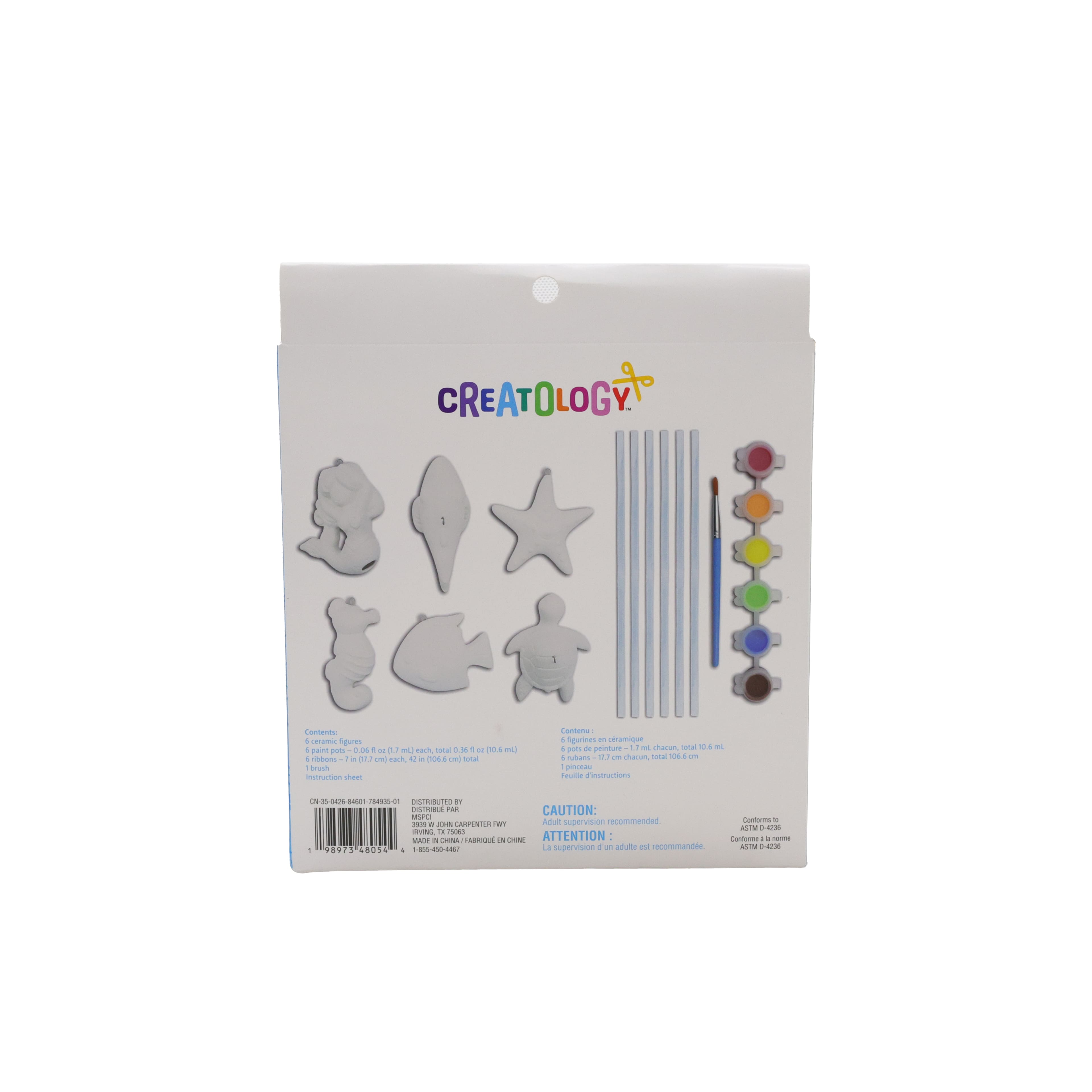 Sea Life 3D Ceramic Ornament Painting Kit by Creatology™