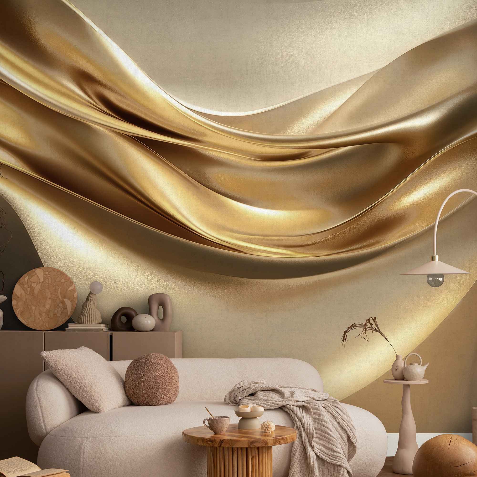 Designs Direct Liquid Gold Wall Mural