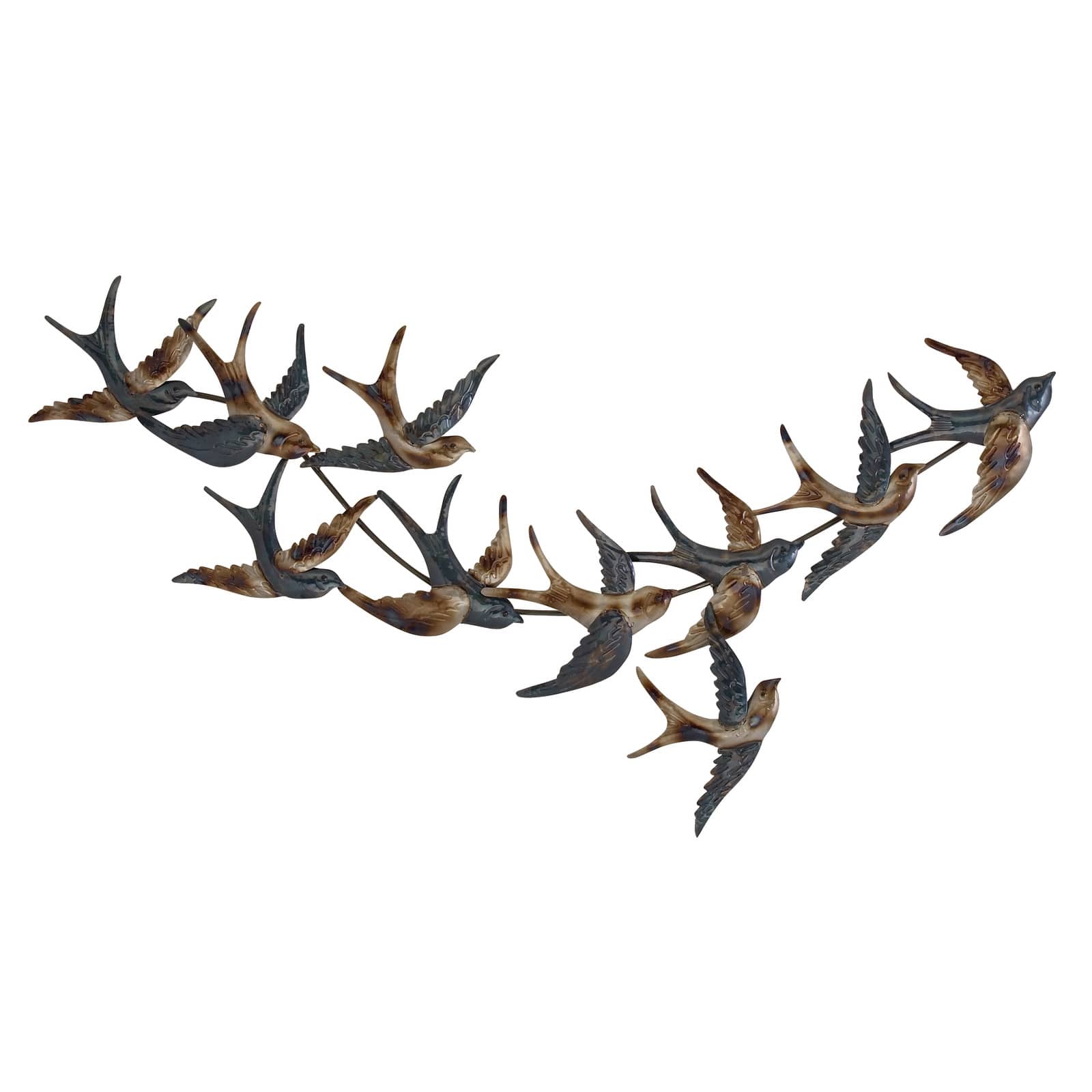 Black Iron Coastal Wall Decor, 27" x 52" x 3"