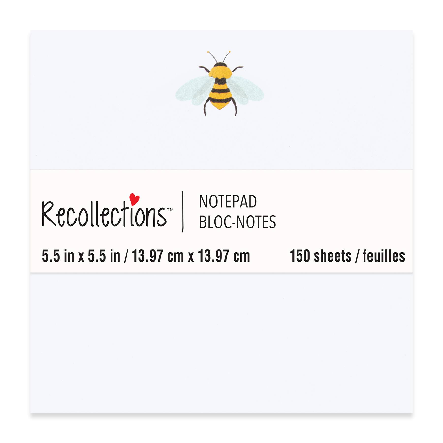 5.5" x 5.5" Paper Notepad by Recollections™, 150 Sheets