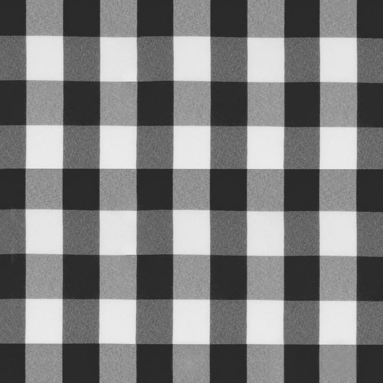 Black Picnic Check Poplin