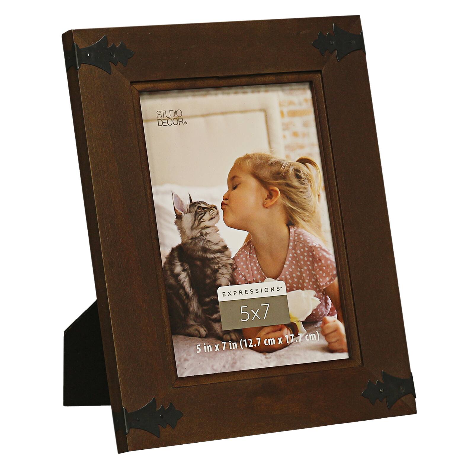 12 Pack: Dark Pine 5" x 7" Frame with Corner Accents, Expressions™ by Studio Décor®