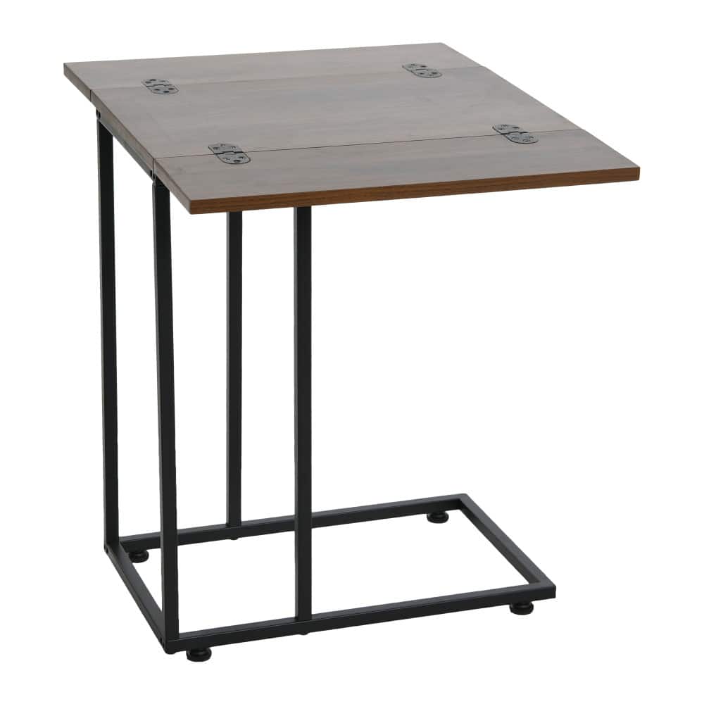 Household Essentials Jamestown Extendable C-Shaped End Table