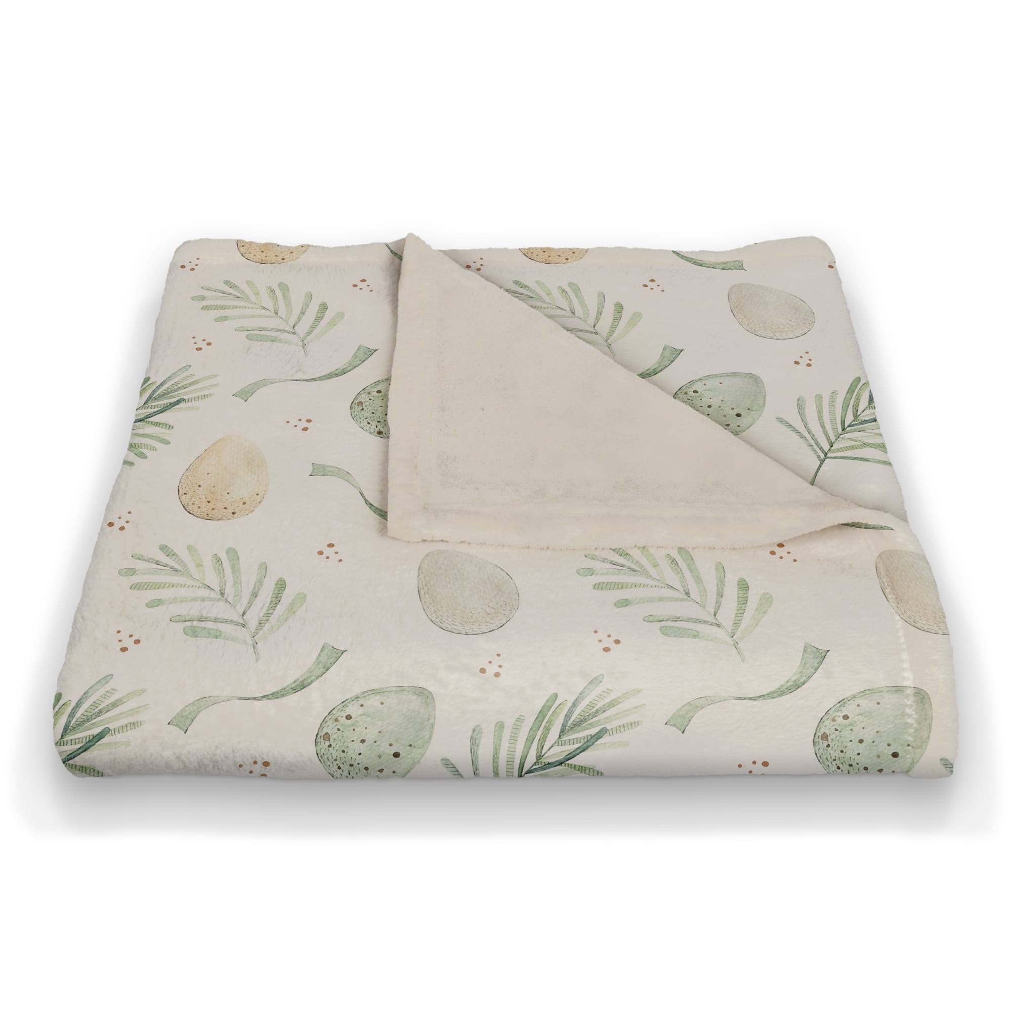Easter Eggs And Ribbons 50" x 60" Coral Fleece Blanket