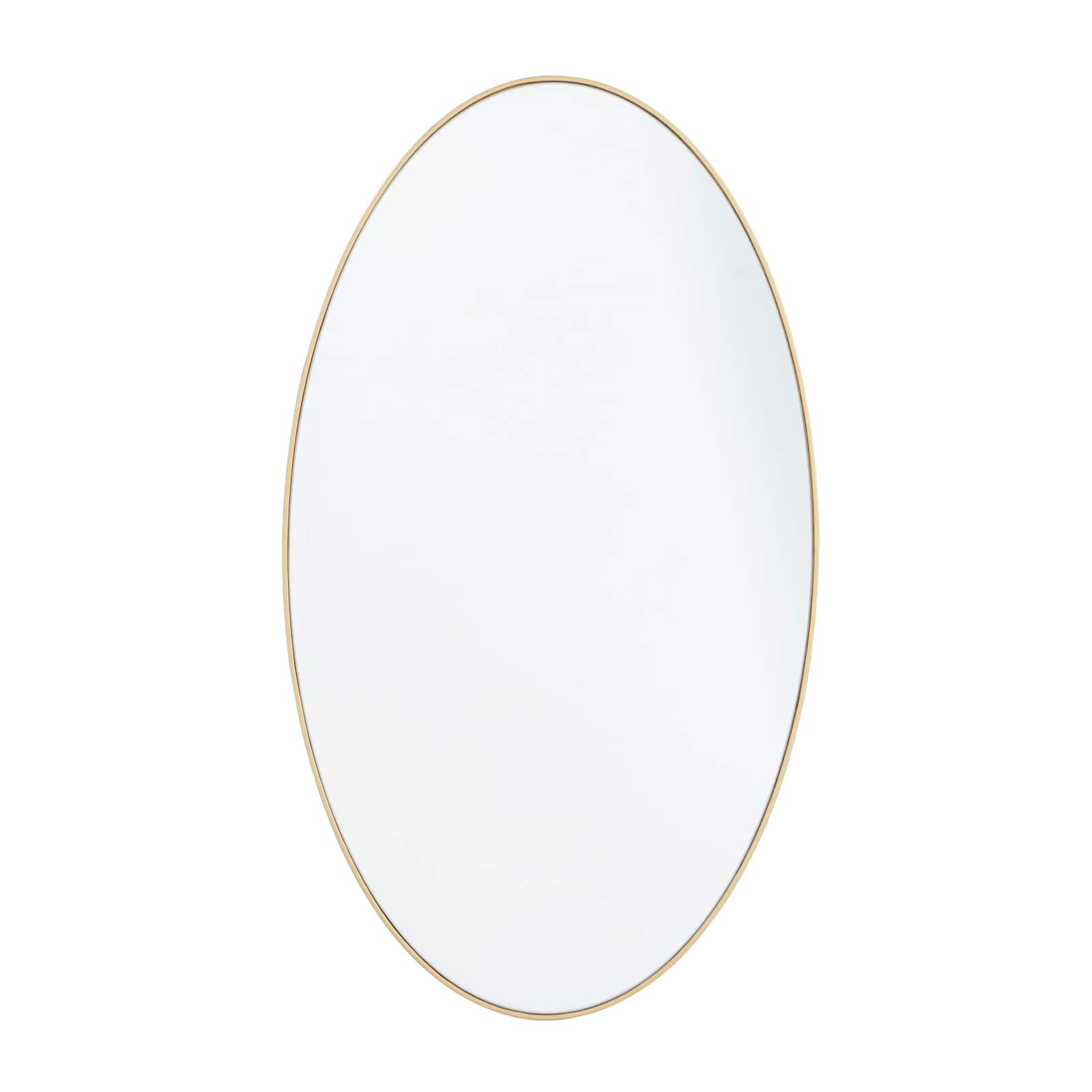 Gold Contemporary Wall Mirror, 18" x 1" x 32"