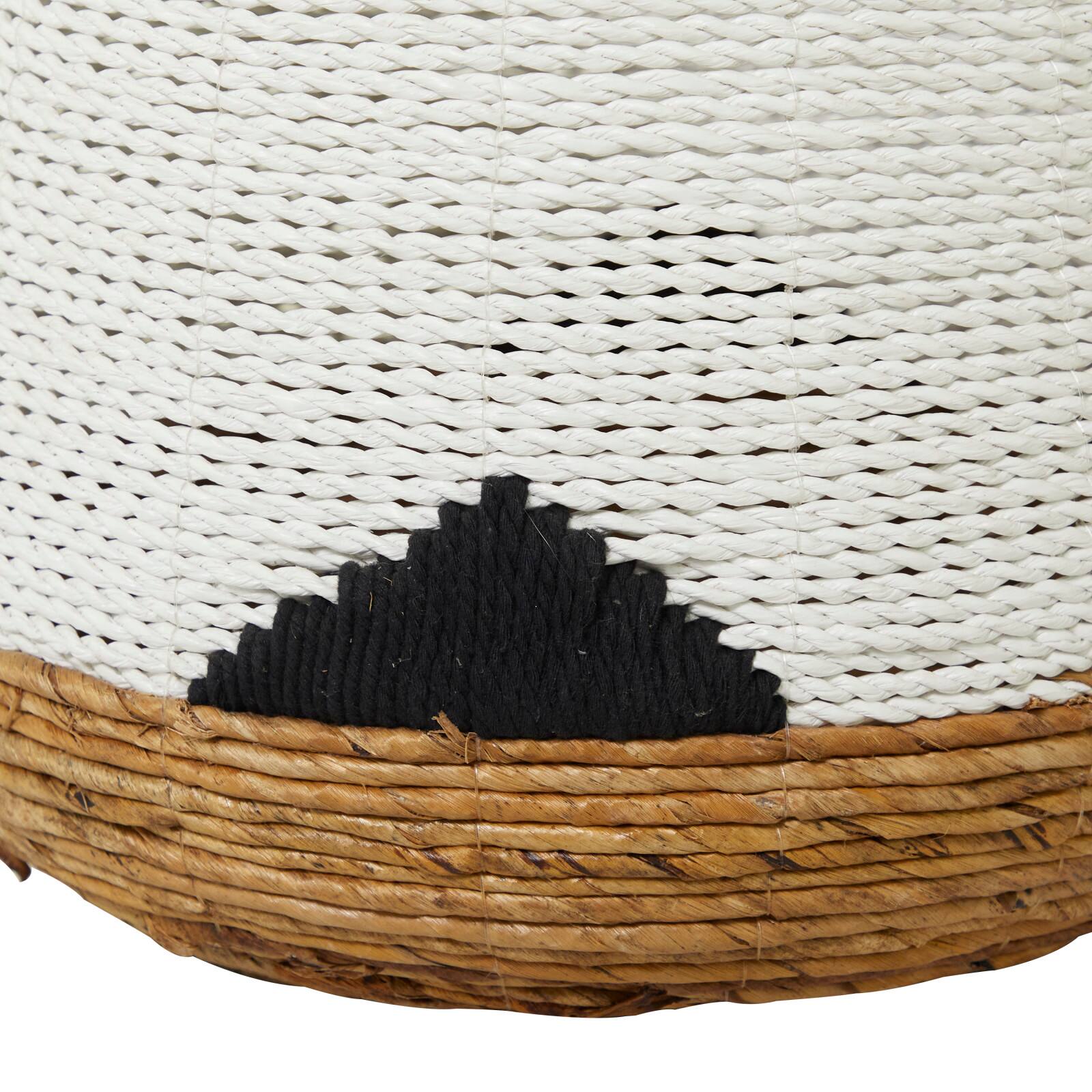 CosmoLiving by Cosmopolitan Banana Leaf Bohemian Storage Basket Set