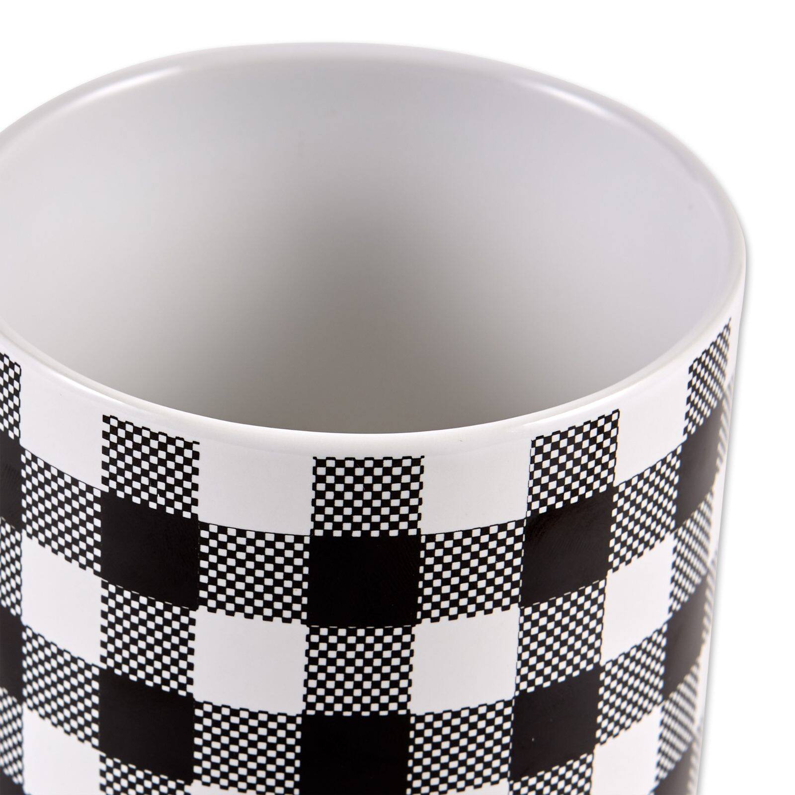 DII® Buffalo Check Ceramic Canister Set