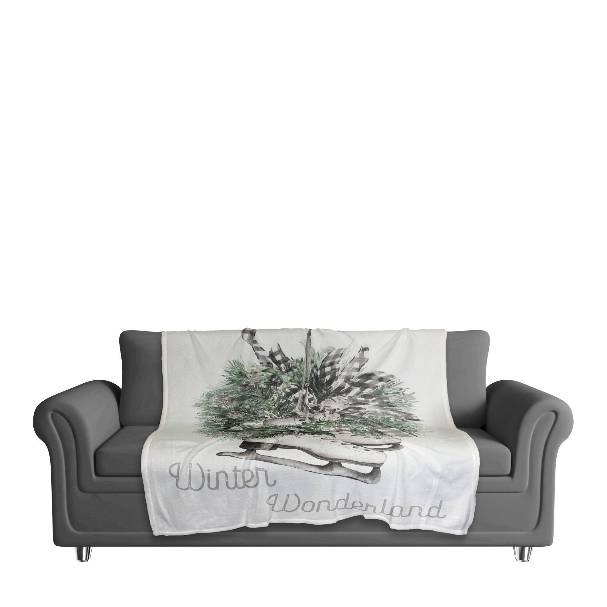 Winter Wonderland  50x60 Coral Fleece Blanket