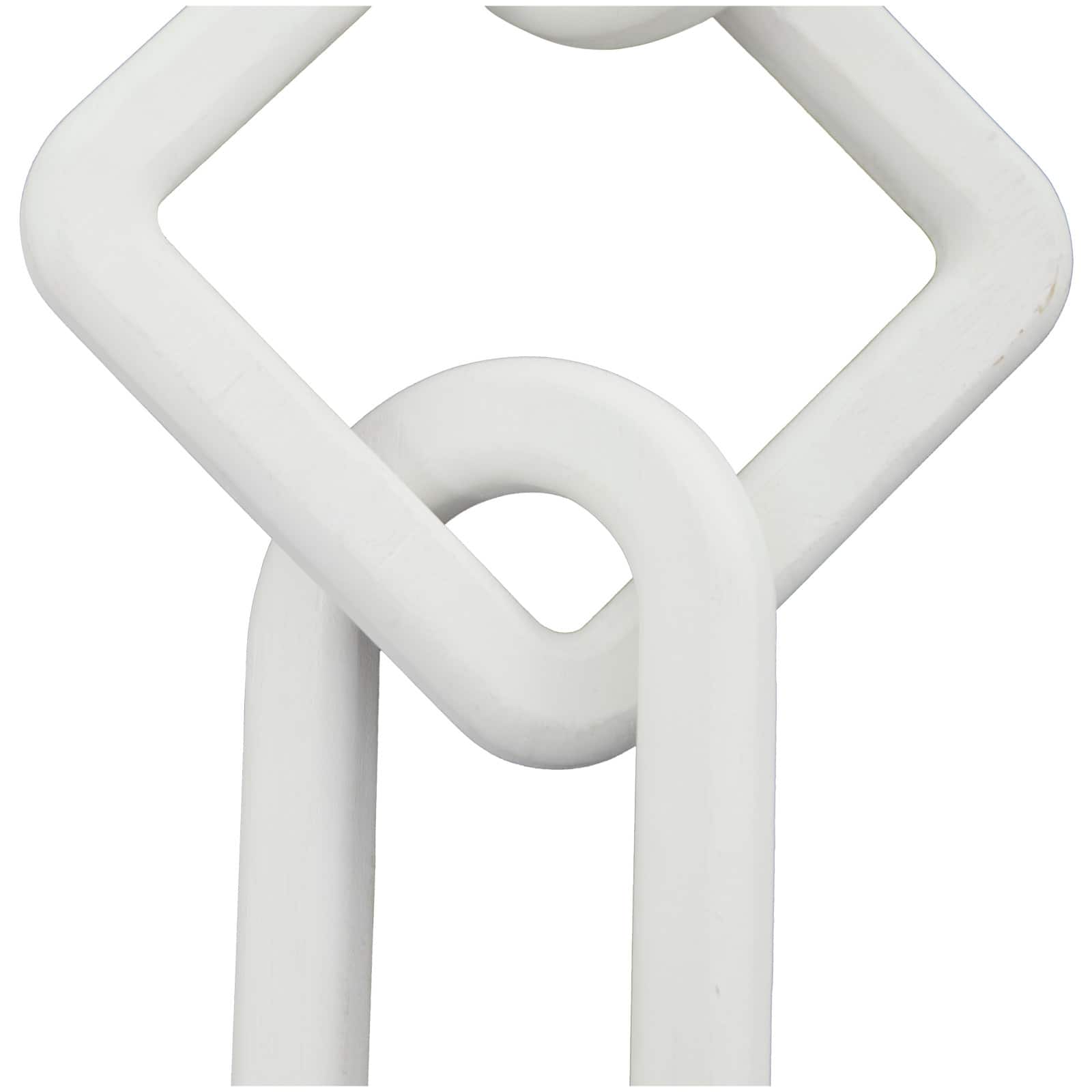 CosmoLiving by Cosmopolitan Wood Chain Sculpture Set