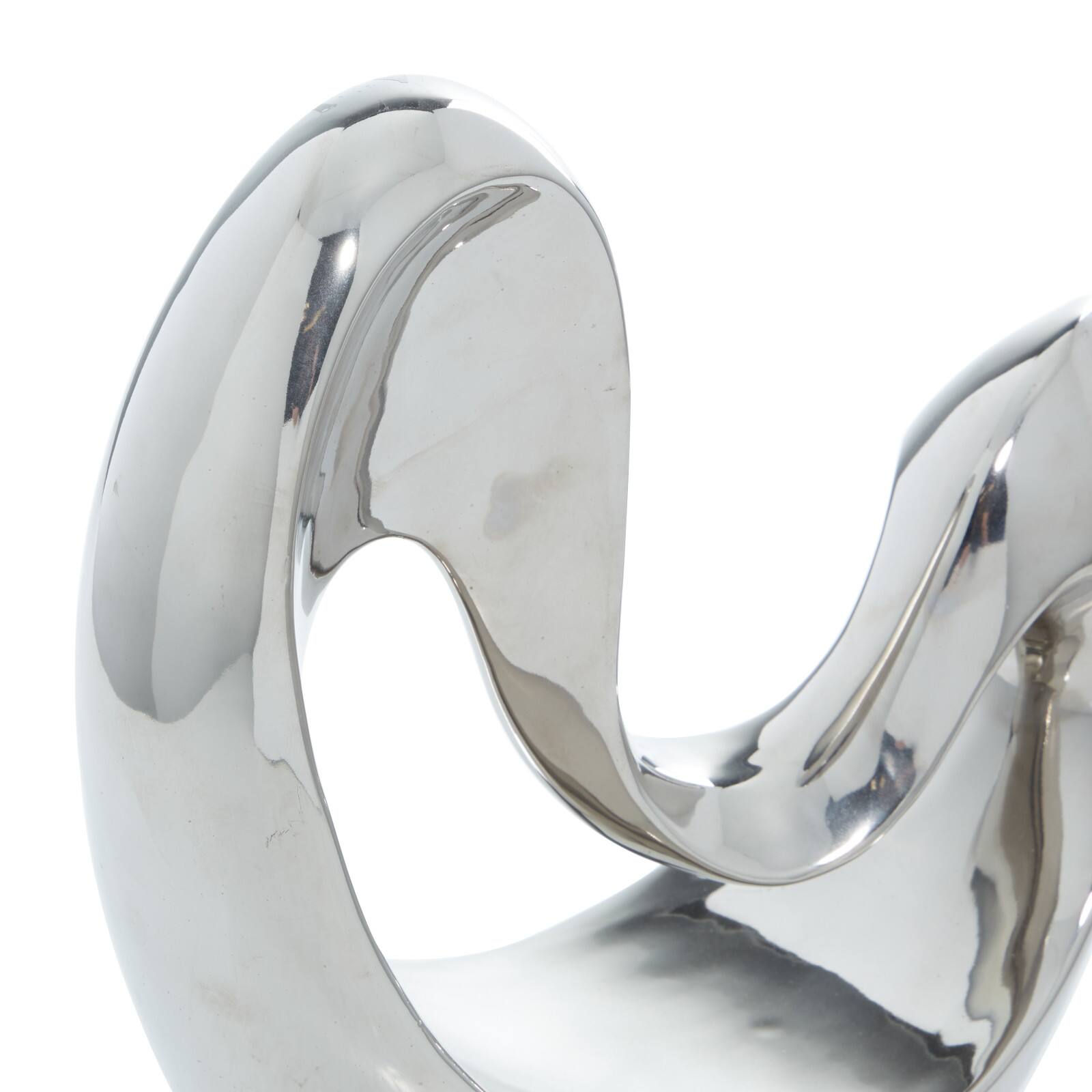 14" Porcelain Modern Abstract Sculpture