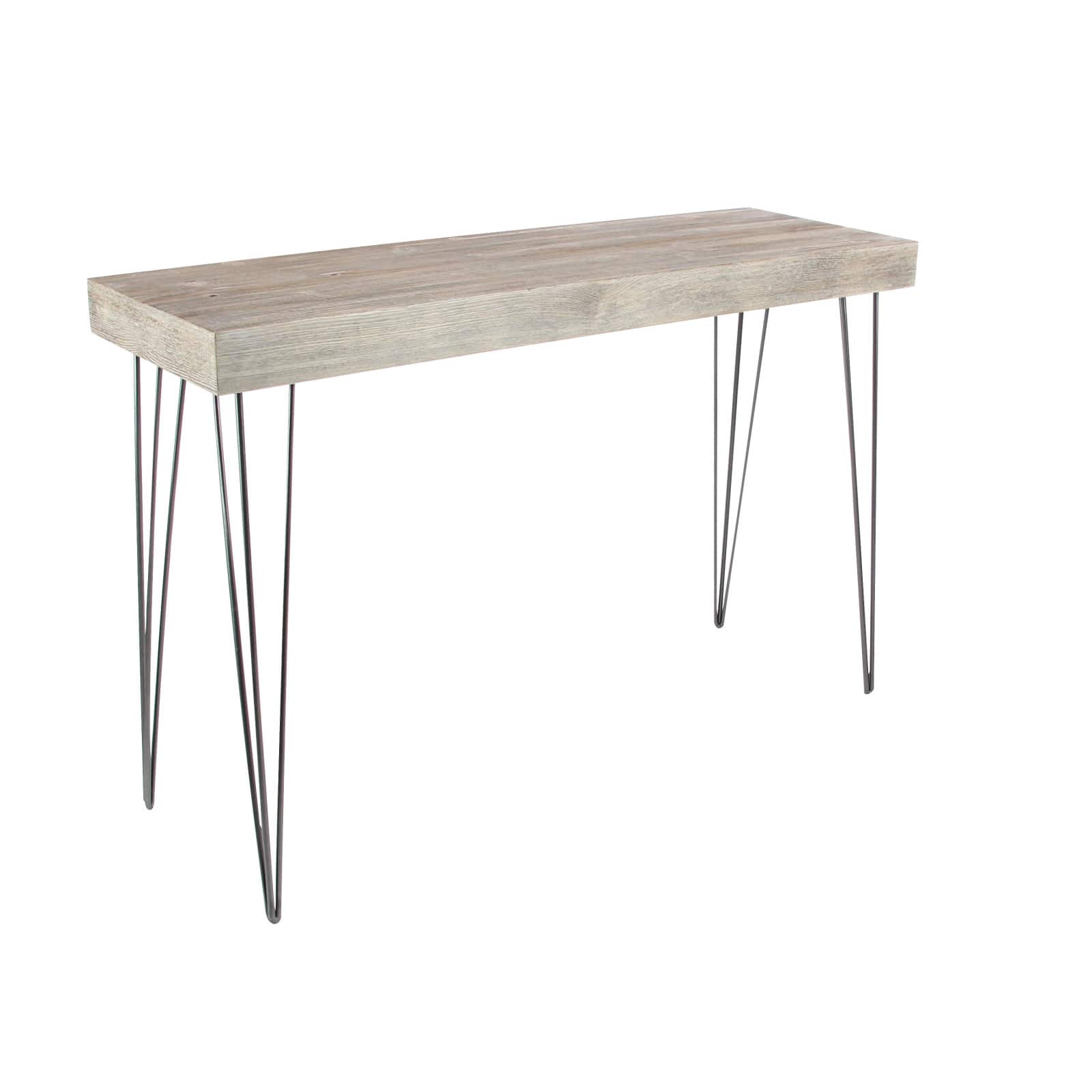 47" Brown Modern Wood Console Table