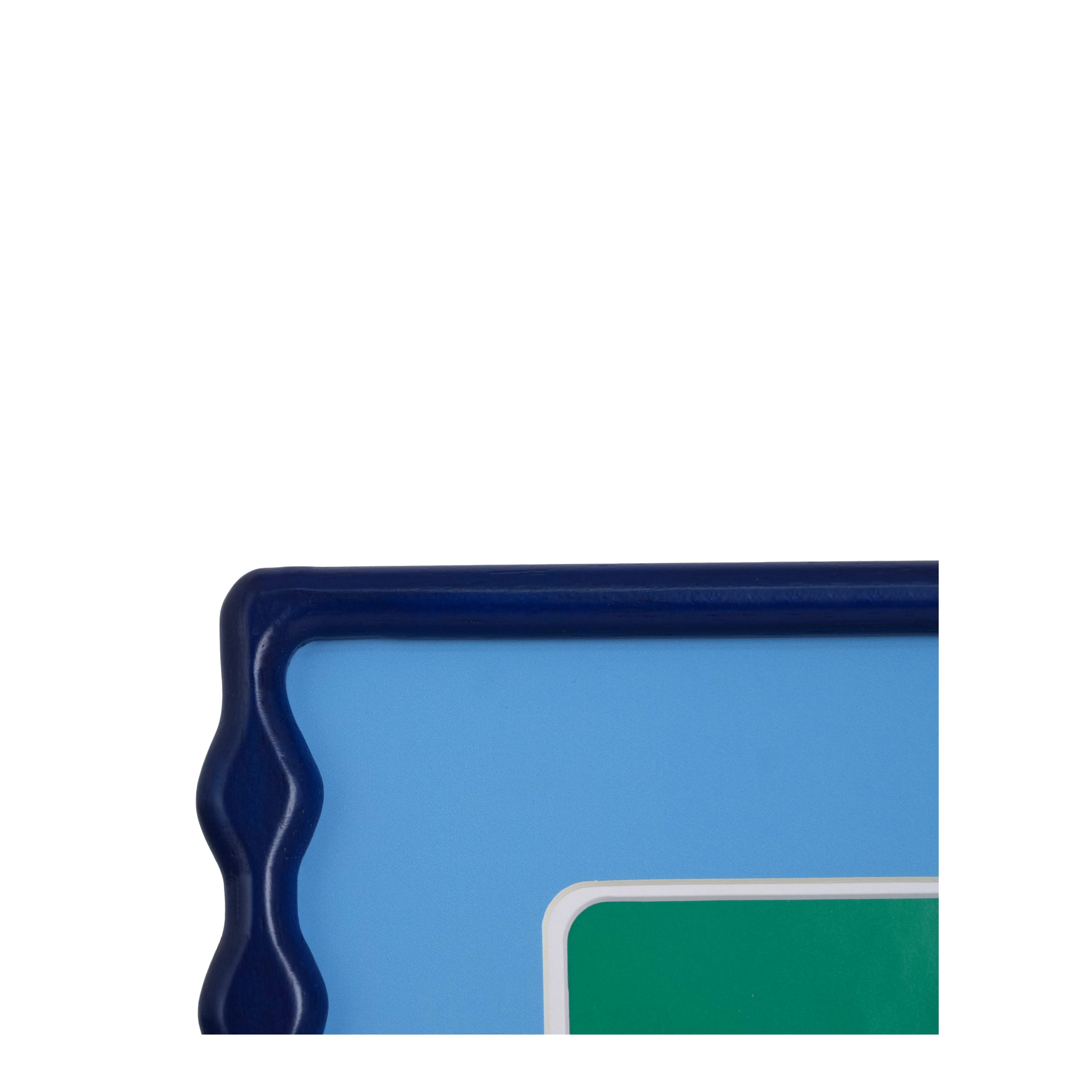 Jonathan Adler x Michaels 5" x 7" Black & Blue Matted Wood Tabletop Frame