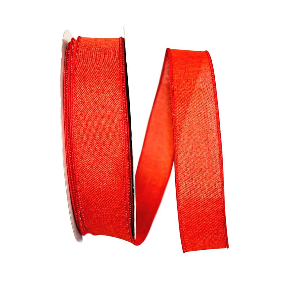 Reliant 1.5" x 50yd. Linen Wired Ribbon