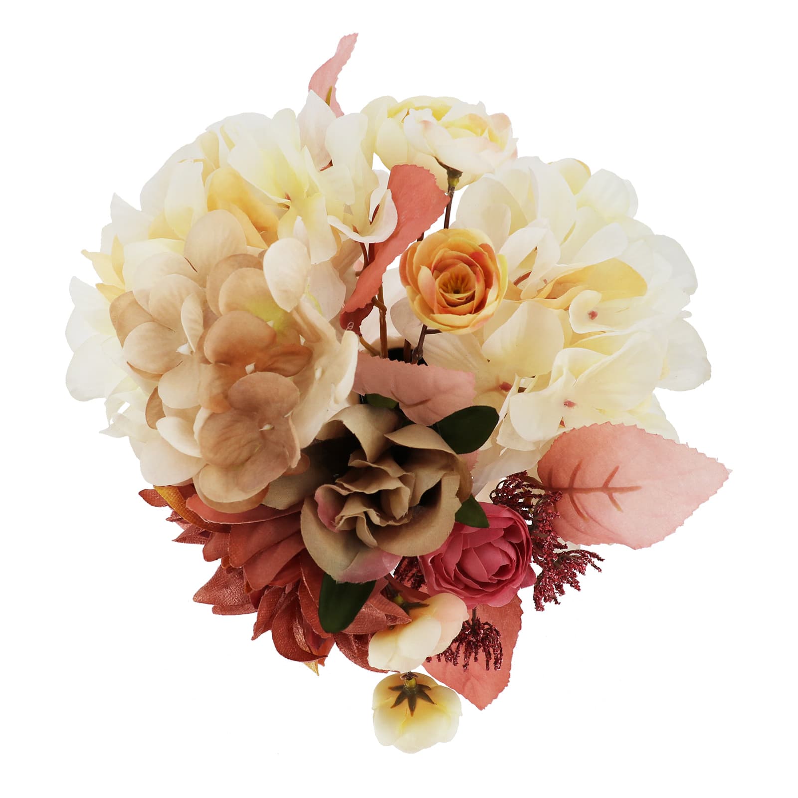 14" Pink Rose & Hydrangea Vase Tabletop Décor by Ashland®