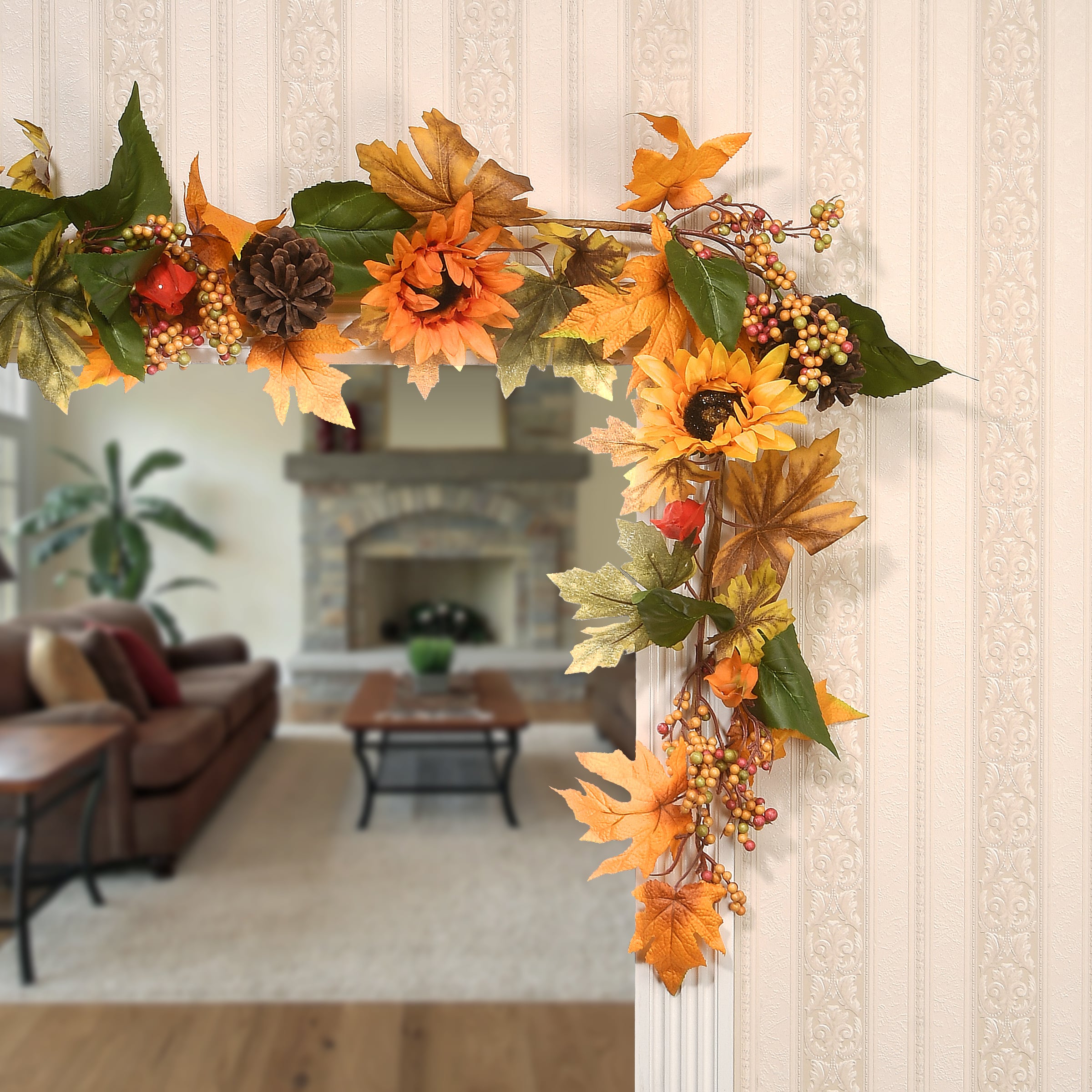 6ft. Sunflower Garland