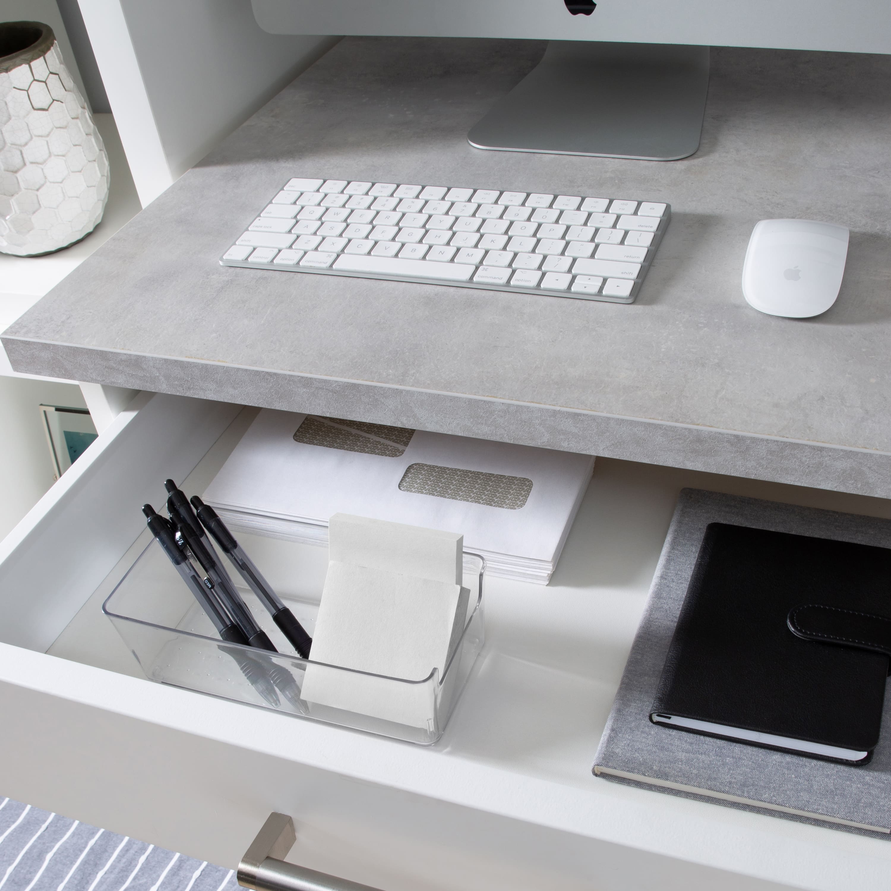 Simplify Small Rectangular Drawer Organizer Bins, 3ct.