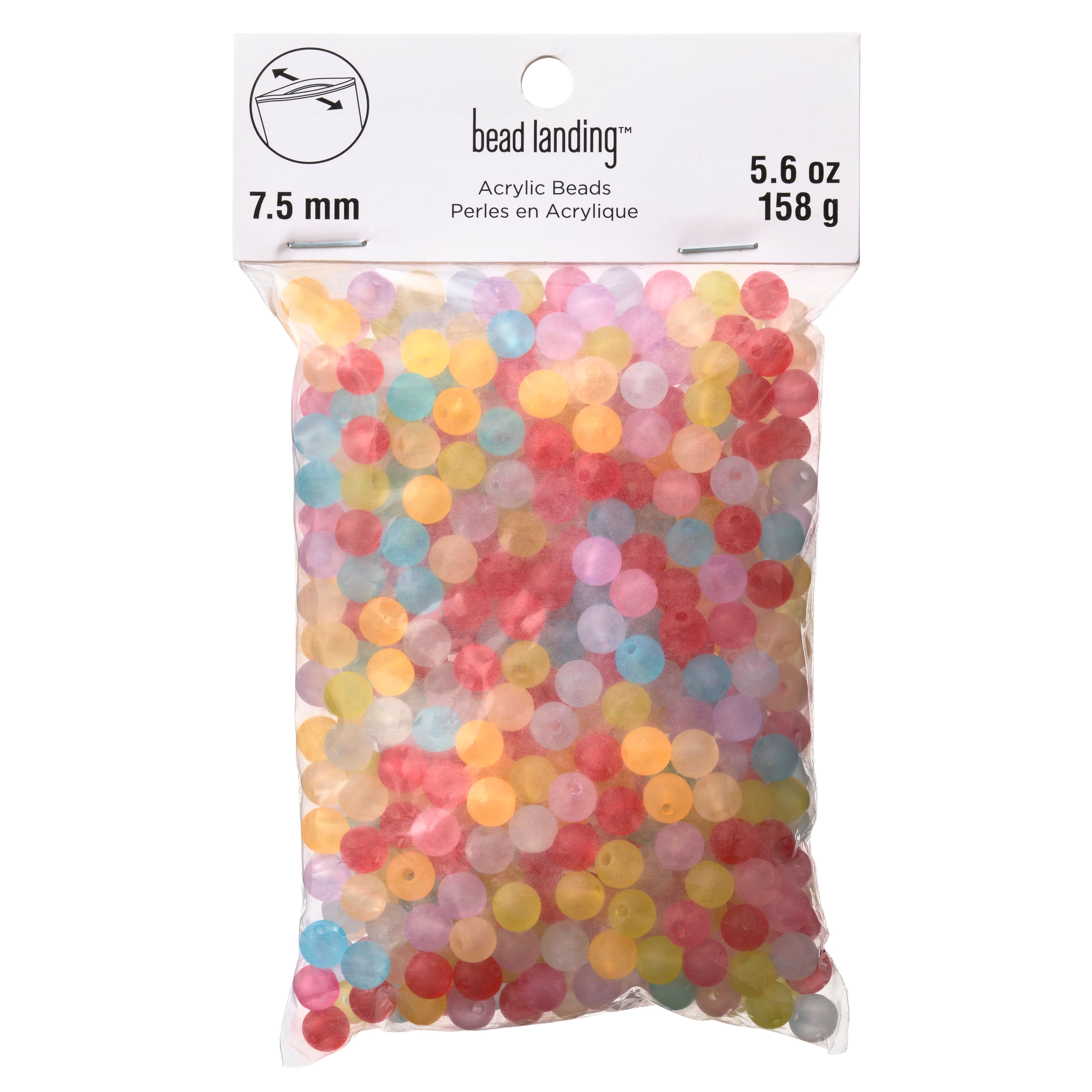 Multicolor Round Beads, 8mm by Bead Landing™