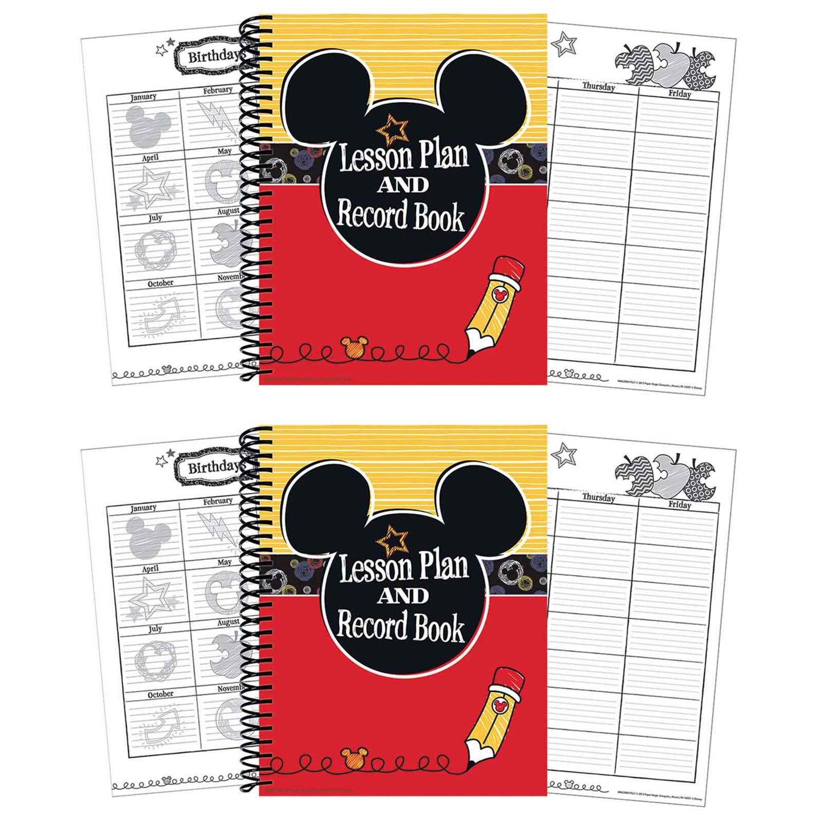 Eureka® Mickey® Color Pop! Lesson Plan & Record Book, 2 ct.