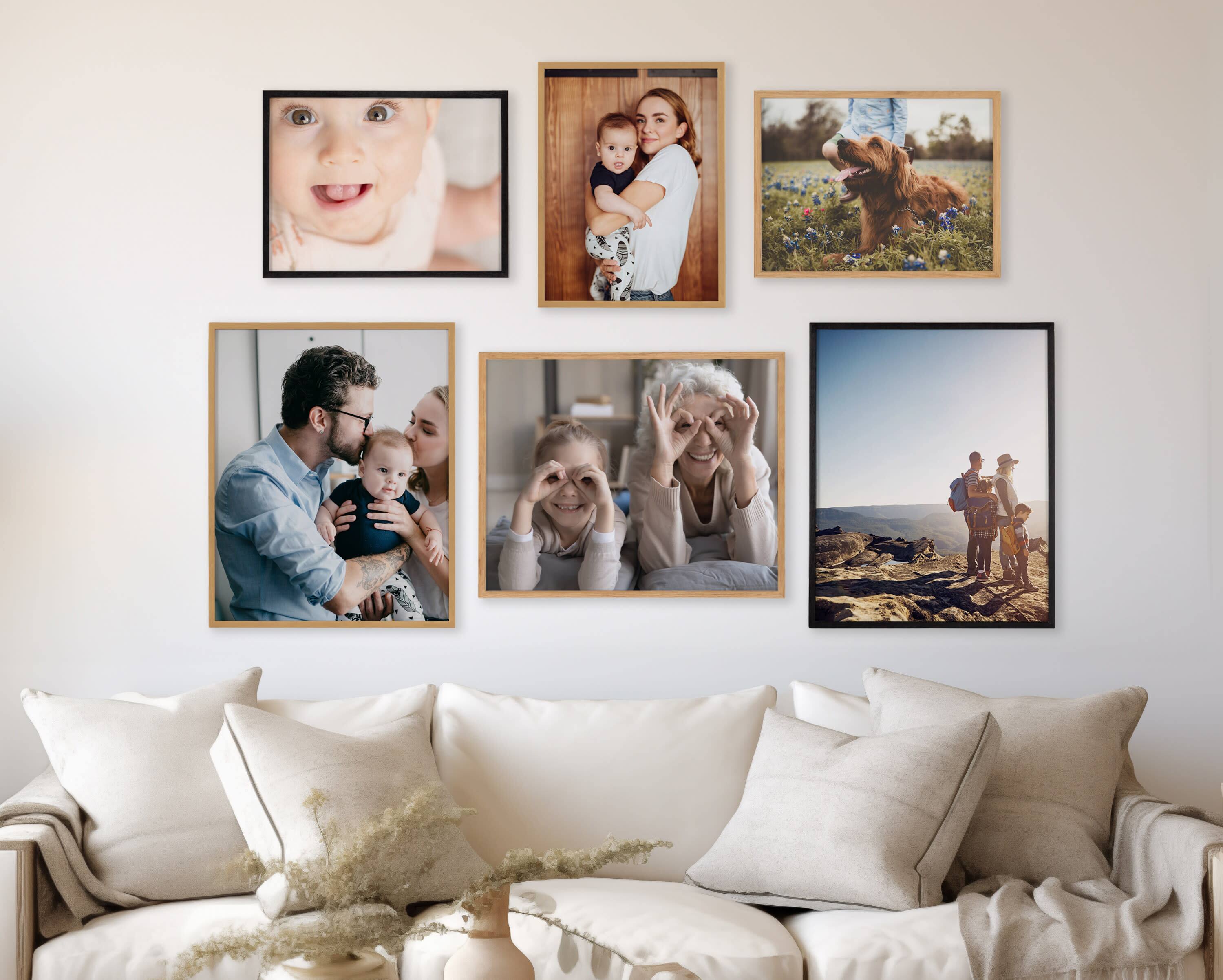 Kate and Laurel Gold Gallery Wall Wood Photo Frame