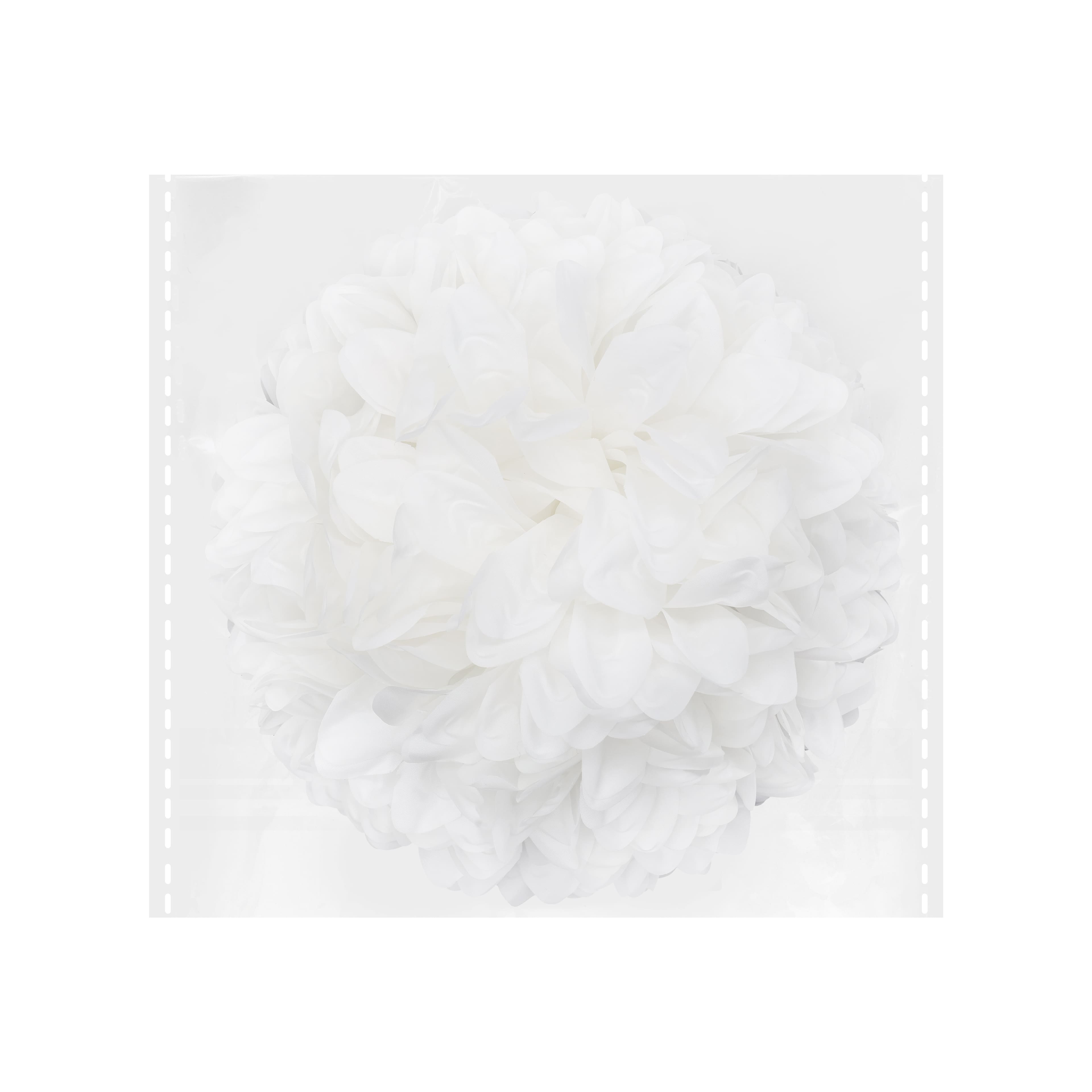 11" White Mum Flower by Celebrate It®
