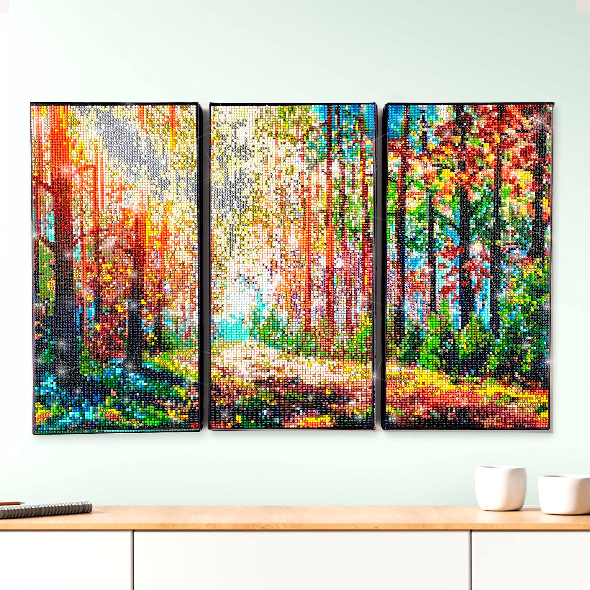 ArtSkills® Brilliant Art Forest Stretched Canvas Diamond Painting Kit
