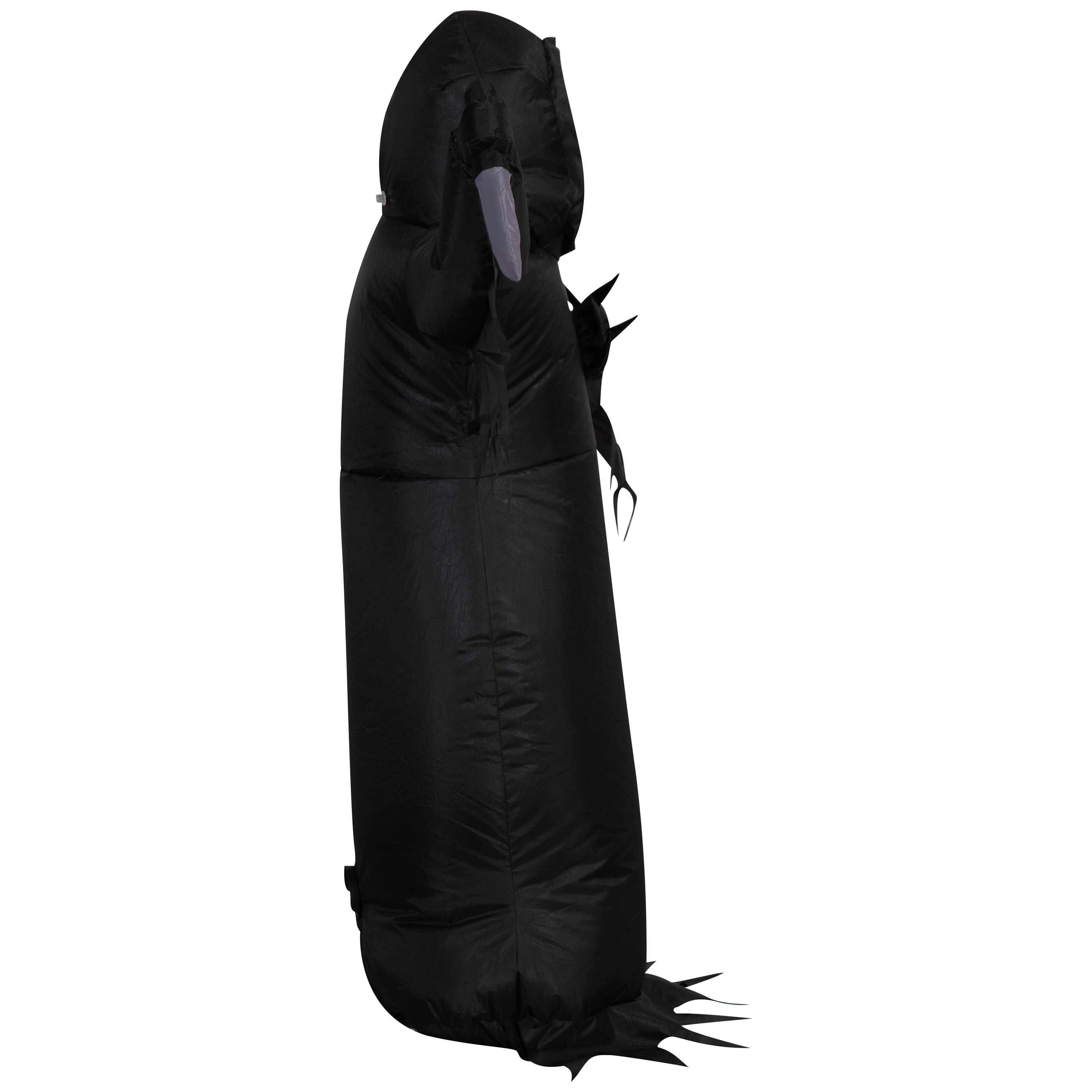 3.5ft. Airblown® Inflatable Ghost Face with Knife Halloween Lighted Décor